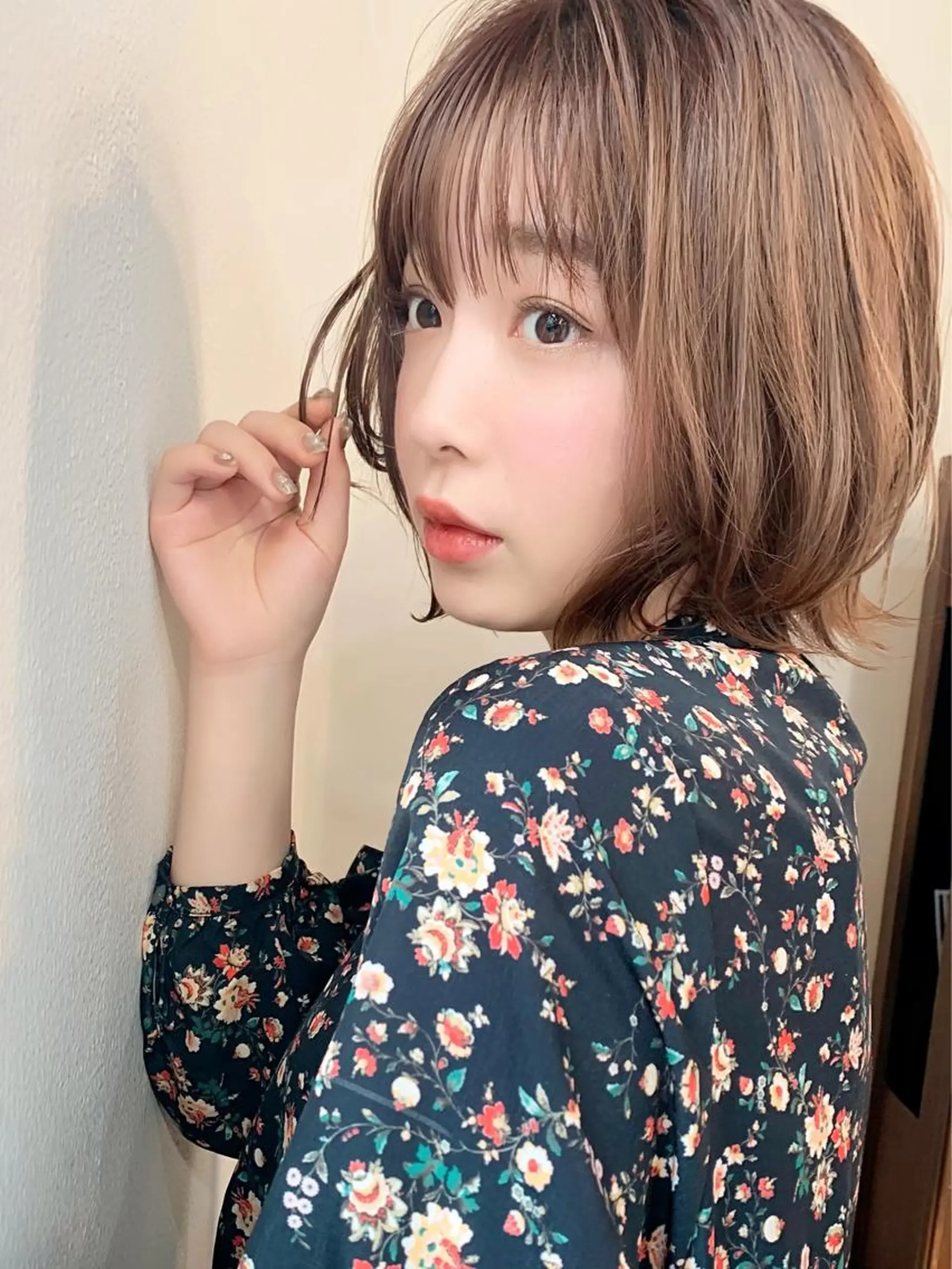 ミディアム カラー 髪質改善☆ 縮毛矯正miyuのヘアスタイル