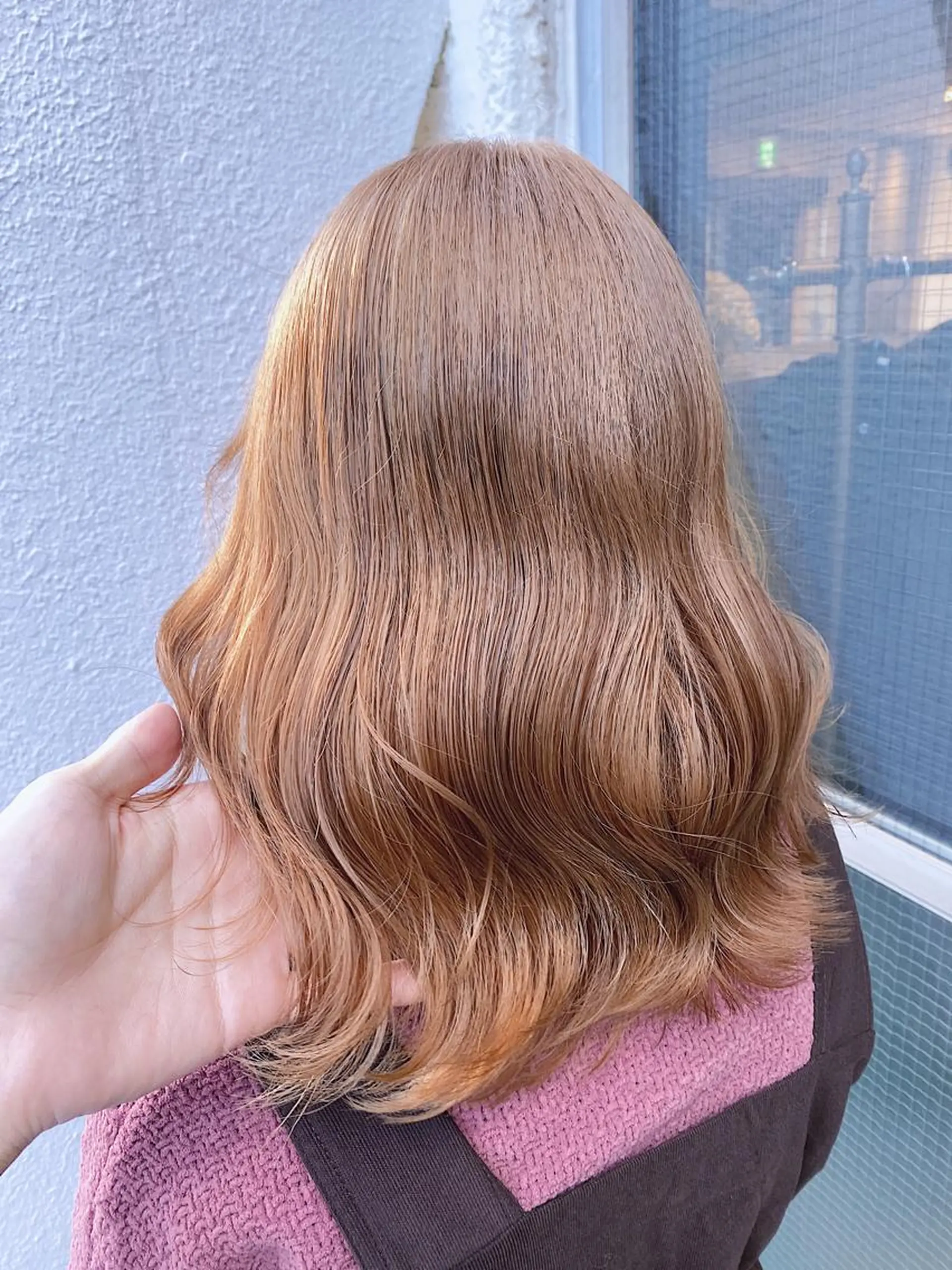 ミディアム カラー ベージュカラー ミルクティーベージュ &グループ代表取締役 KOHEIのヘアスタイル