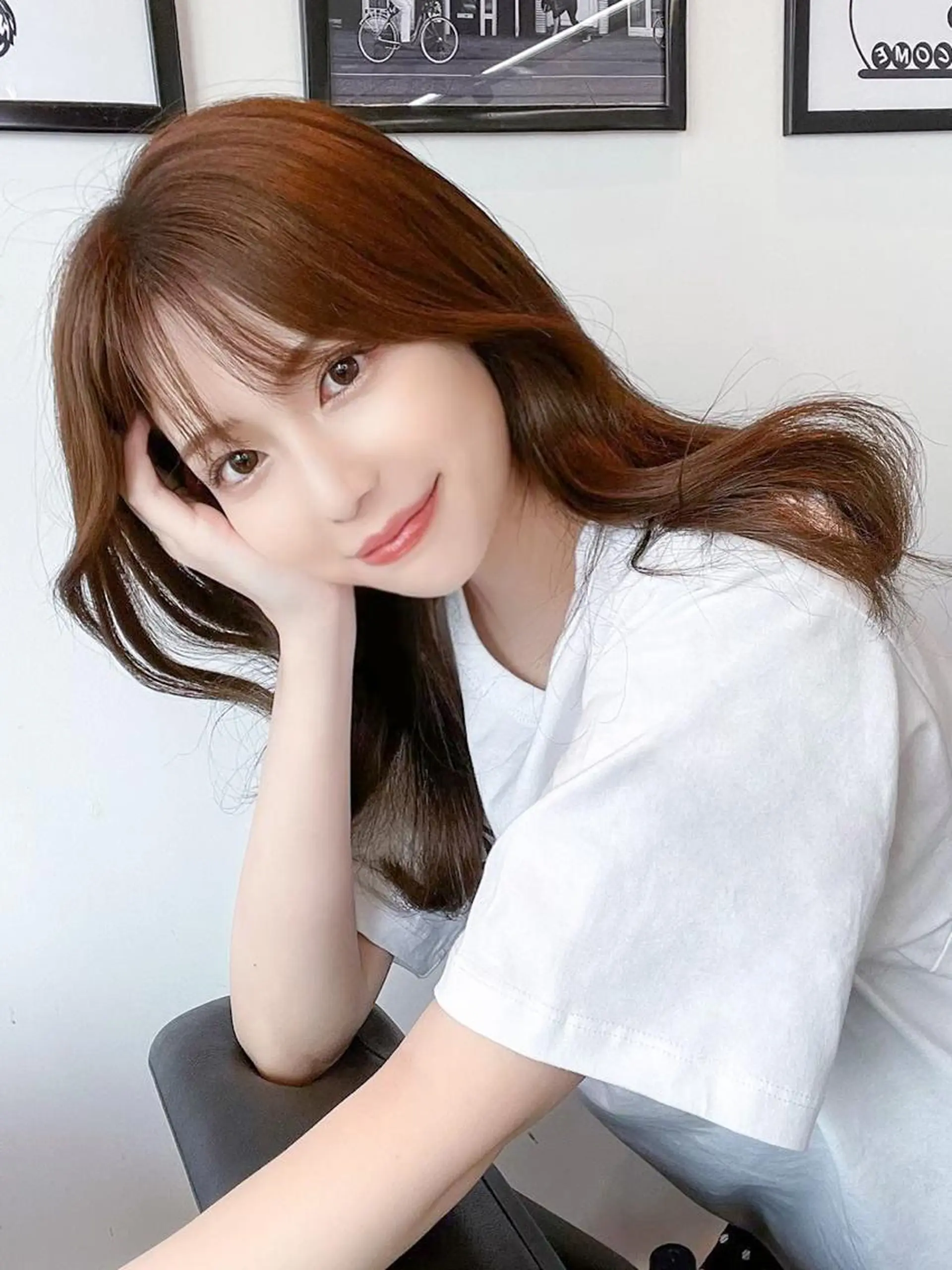 ミディアム 韓国風ヘア カット ヘアカラー トリートメント 韓国美髪矯正✂️ 佐藤ヒロのヘアスタイル