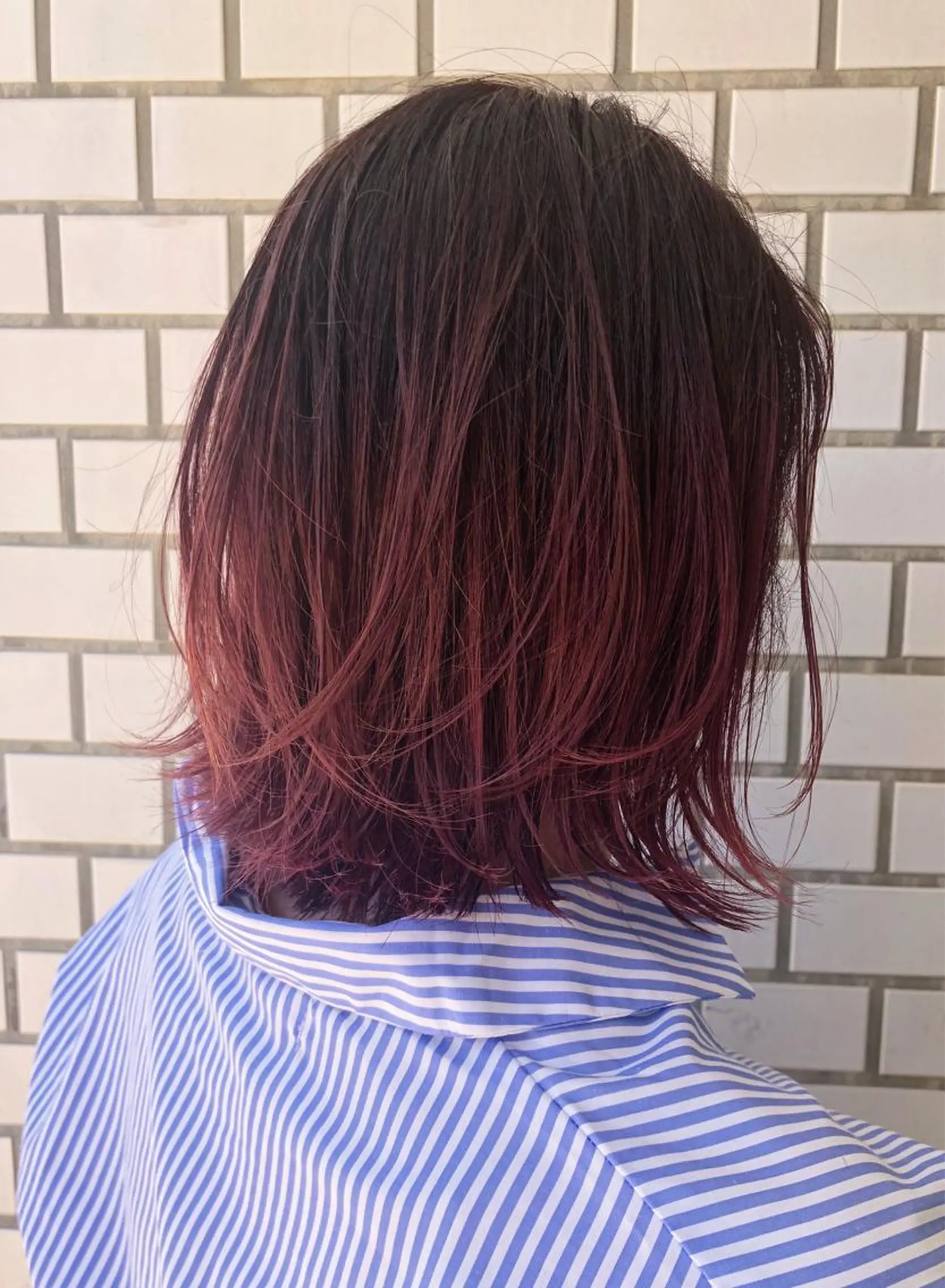 ミディアム カラー グラデーションカラー ハイライトカラー ハイライト メンズカット特化柏駅 徒歩3分LOUのヘアスタイル