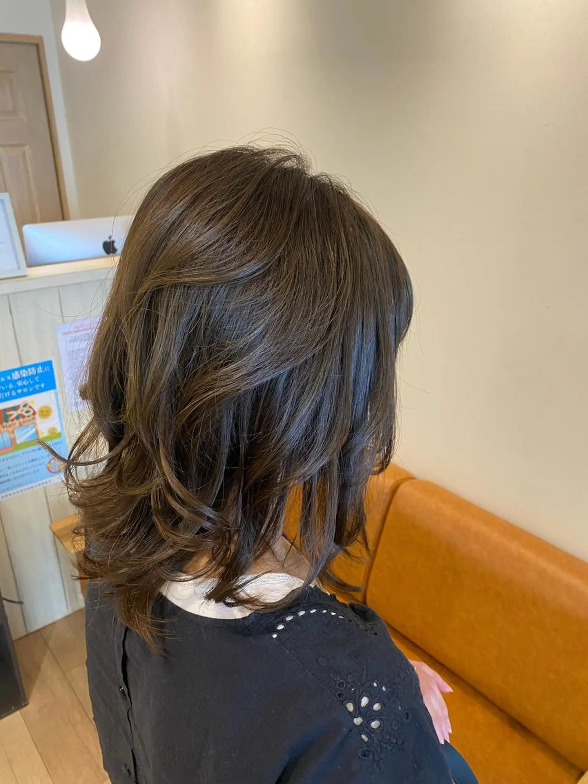 ミディアム カラー INCE HAIR 竹牟礼翔のヘアスタイル