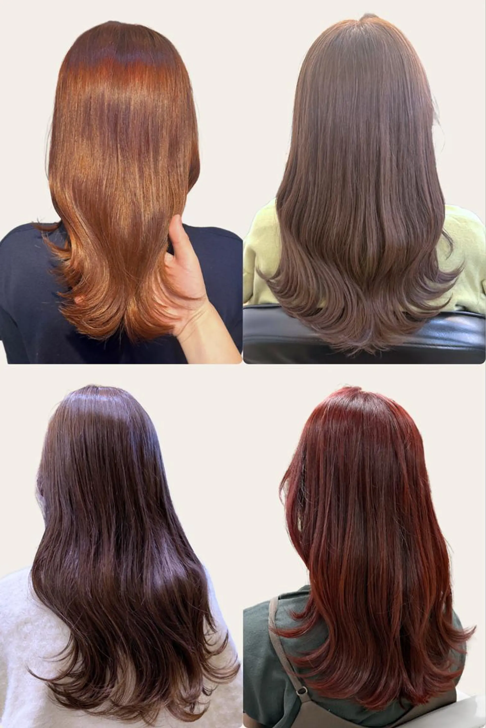 ミディアム カット ヘアカラー トリートメント レイヤー/ボブ/ 透明感カラー/ニワのヘアスタイル