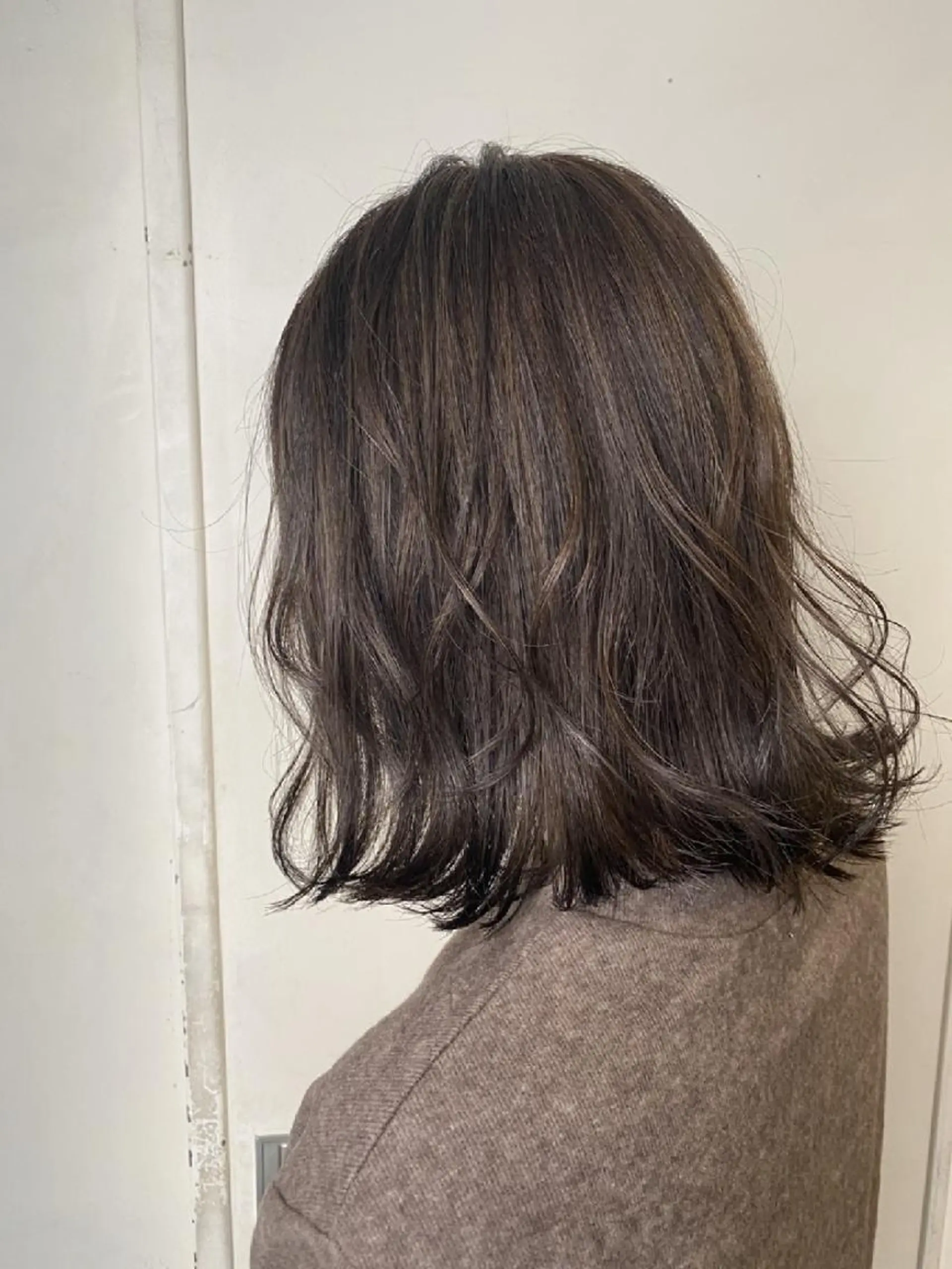 ミディアム カラー ヘアアレンジ ブラウンカラー 髪質改善サロン🍃 AIRI のヘアスタイル