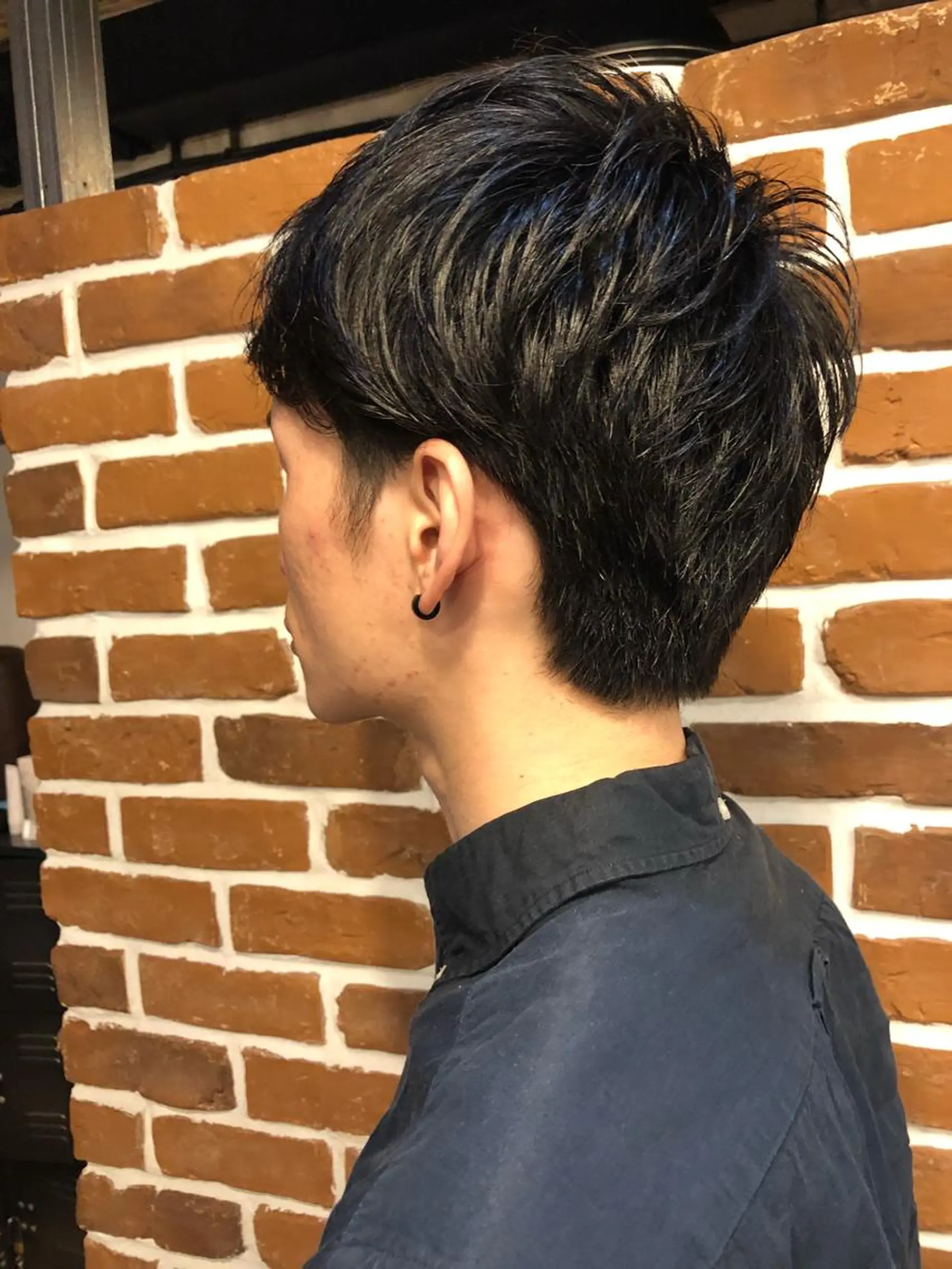 メンズ ✨色持ちの良い艶 カラー✨蟹江真世のヘアスタイル