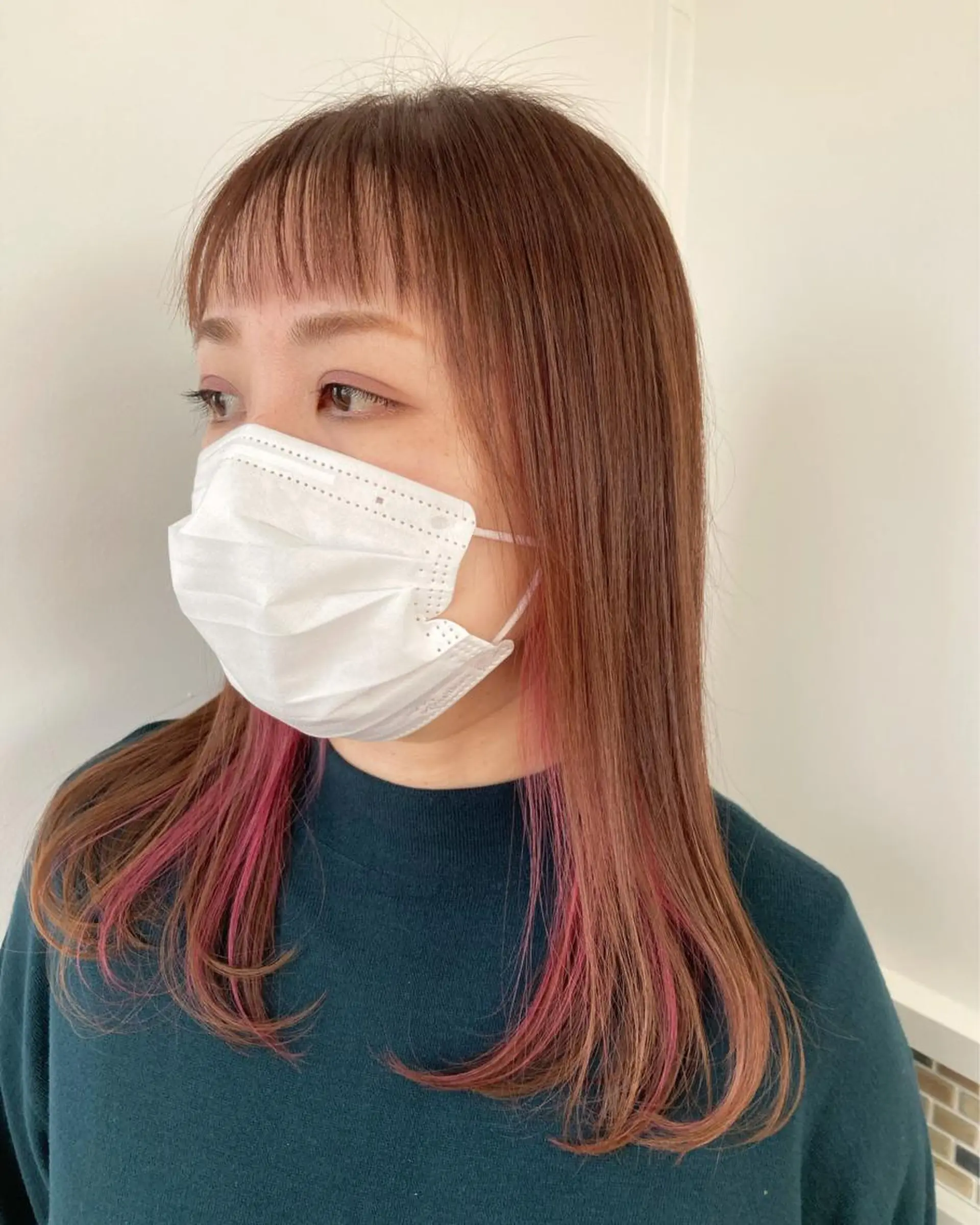 ミディアム カラー ブリーチ インナーカラー ピンクカラー 🍊東 実咲🍊のその他イメージ