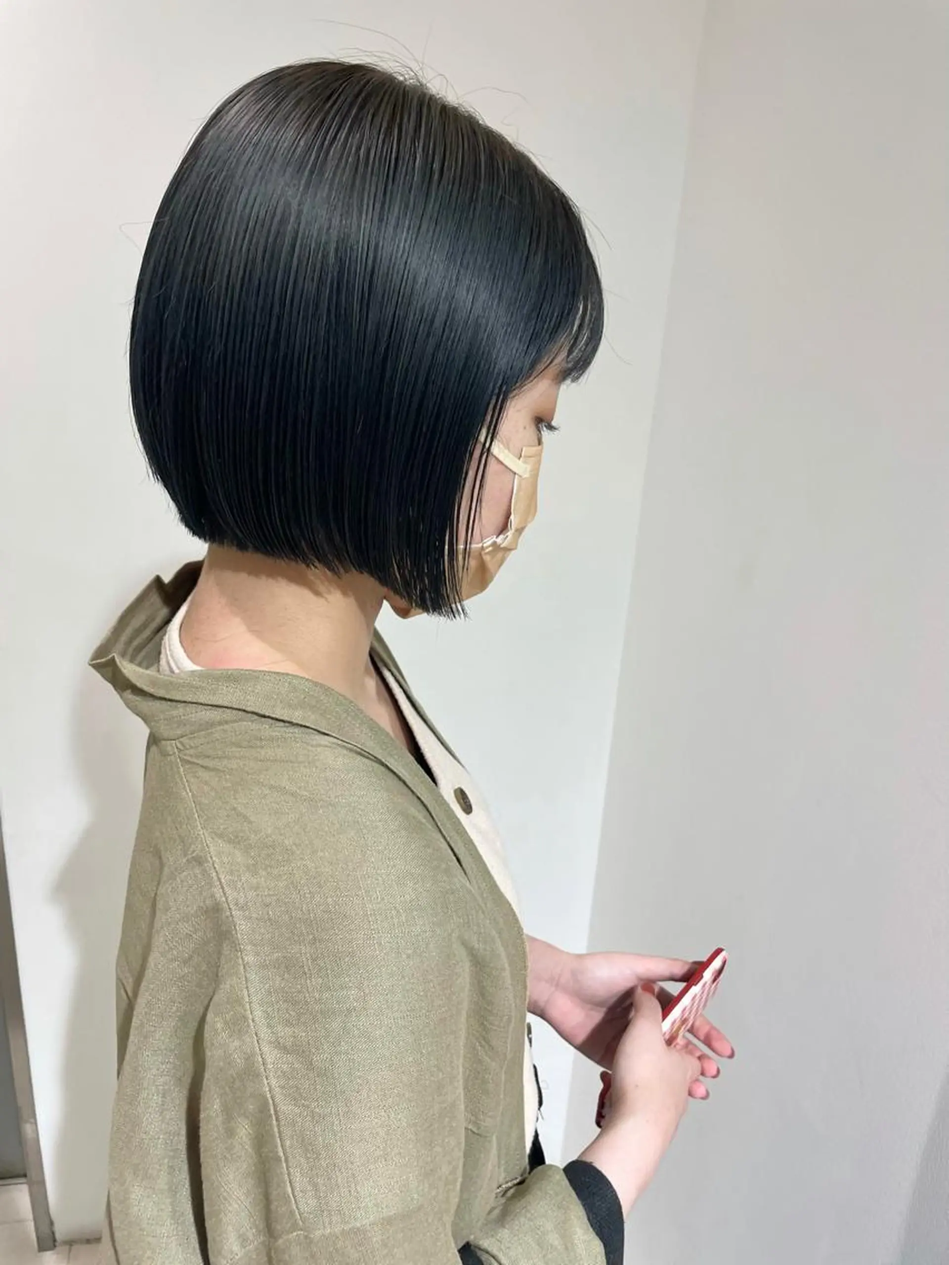 ショート カラー 切りっぱなしボブ ボブ ヘアカラー 髪質改善/ボブ 🌻Mutsumiのヘアスタイル