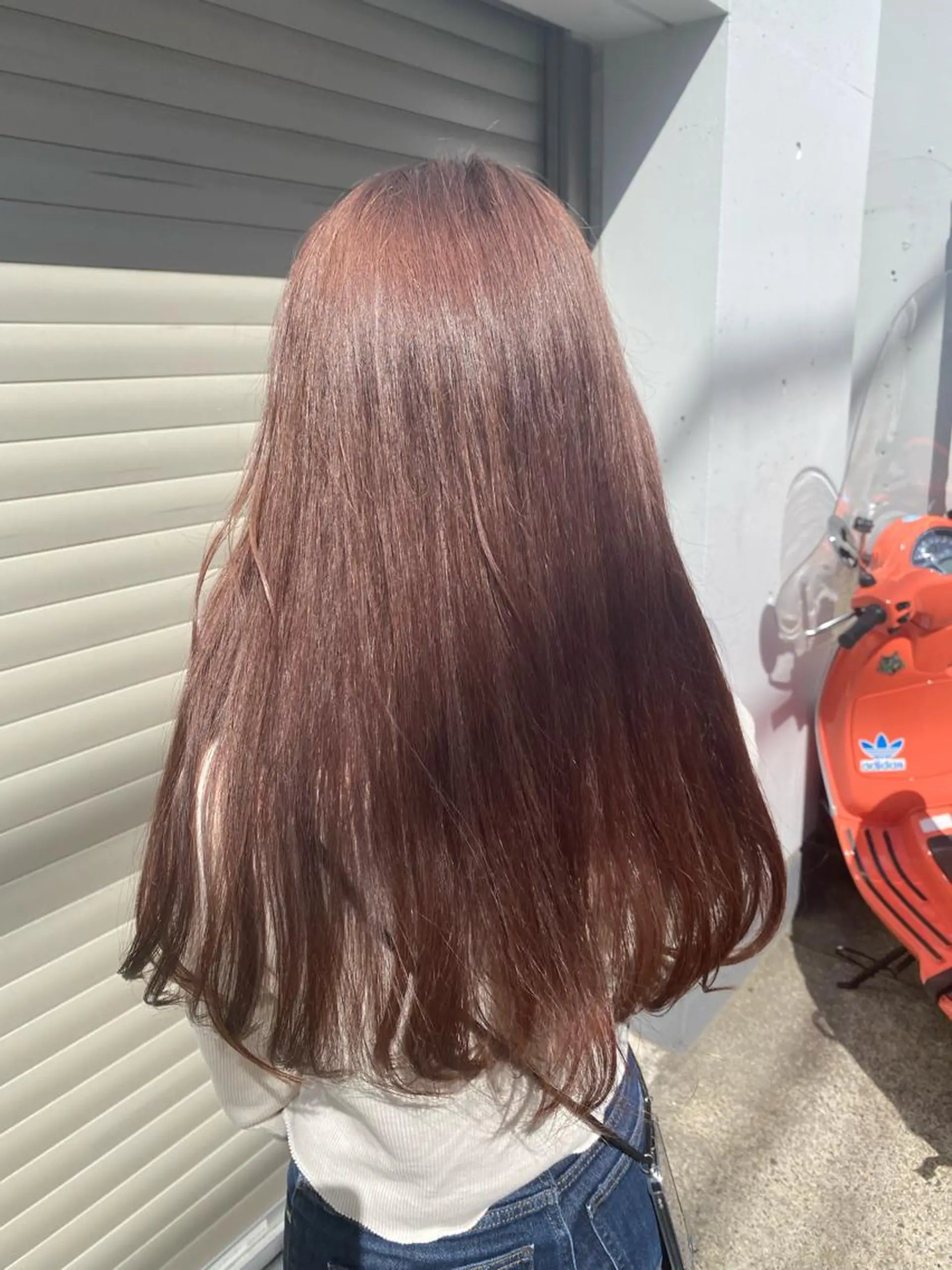 セミロング カラー お任せヘア☘️☘️ 及川渚のヘアスタイル