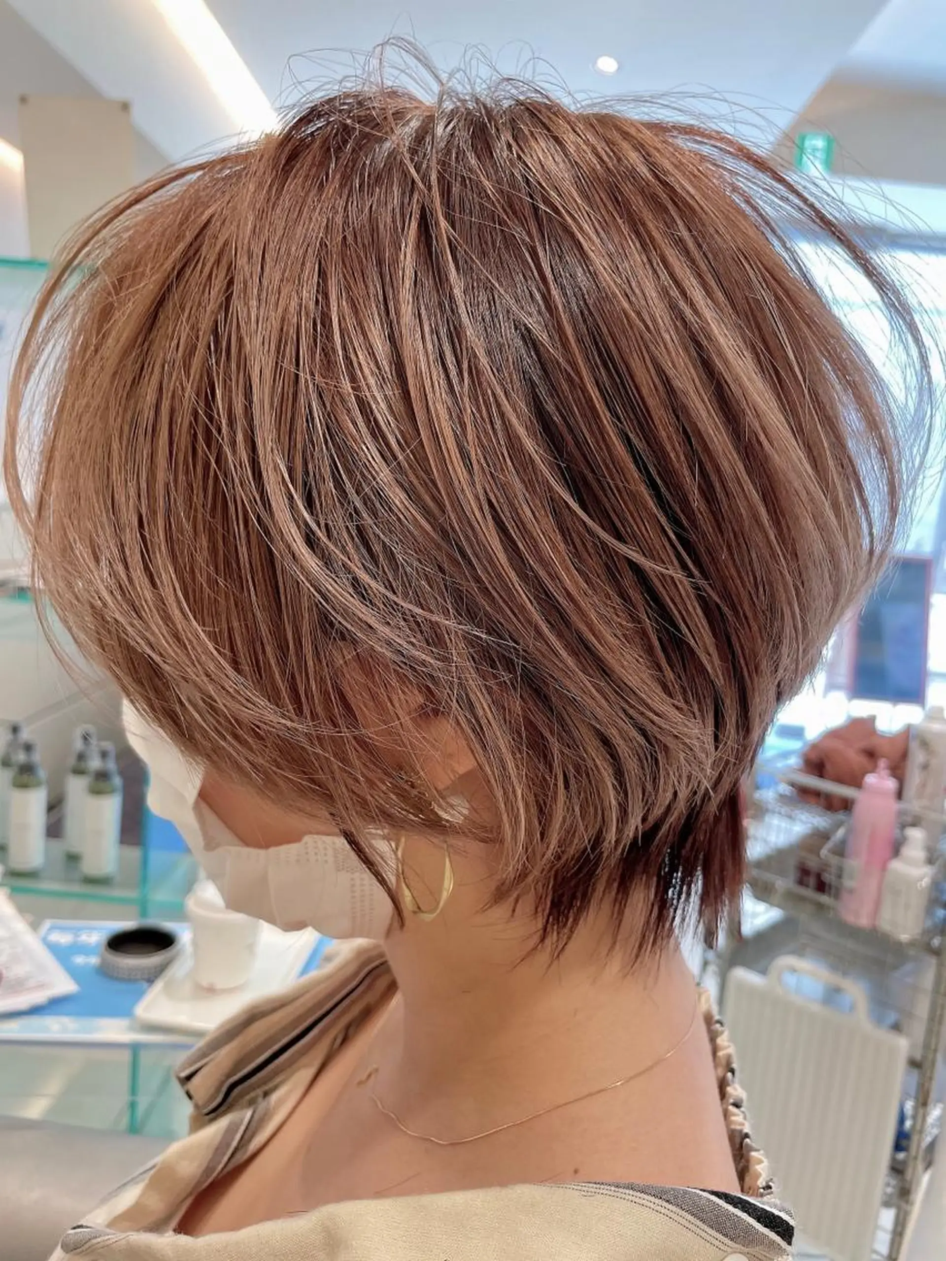 ショート カラー MODE K´s eau髪質改善特化のヘアスタイル