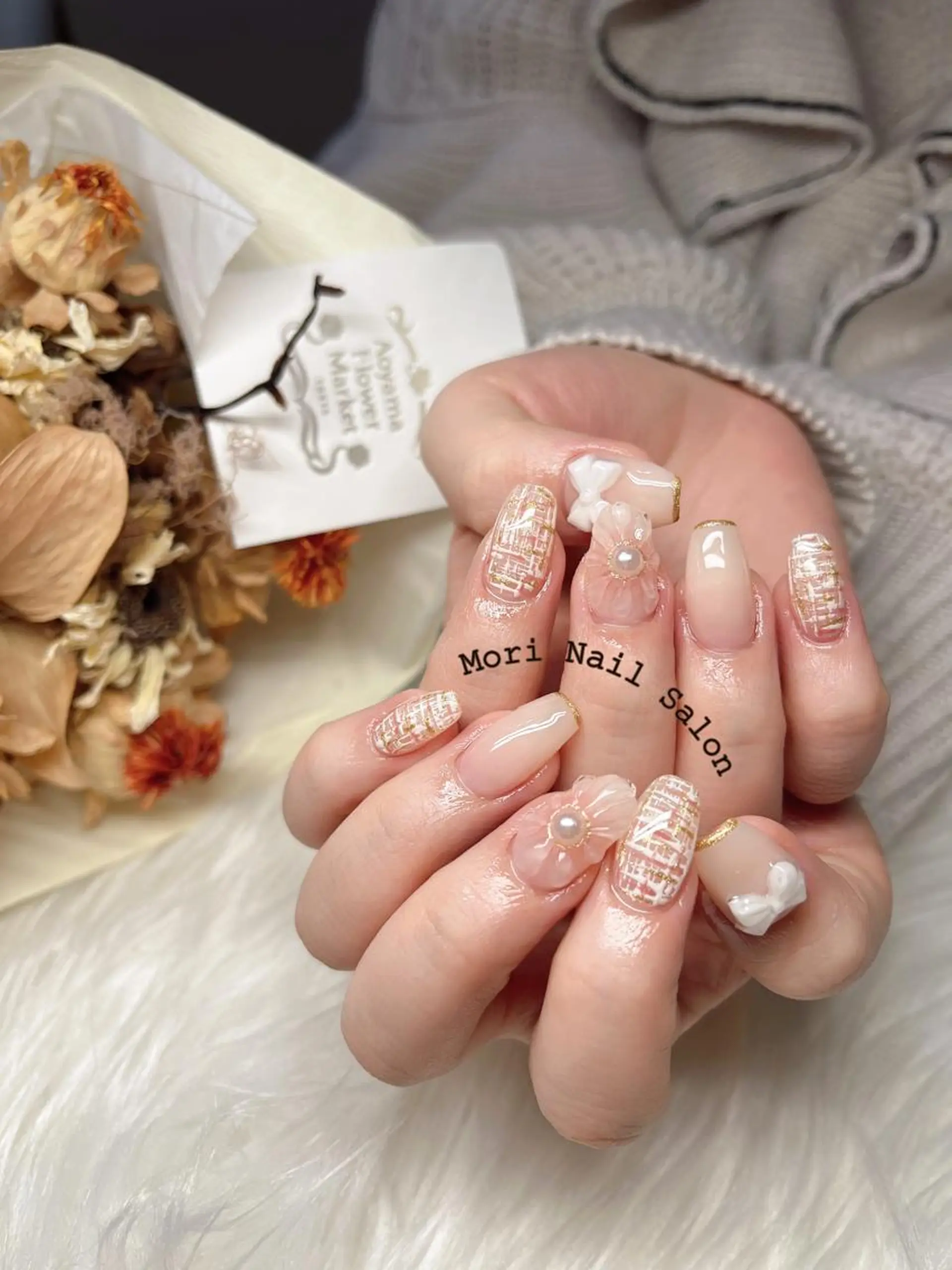 ネイル ハンドネイル 森 ネイルサロンのネイルデザイン