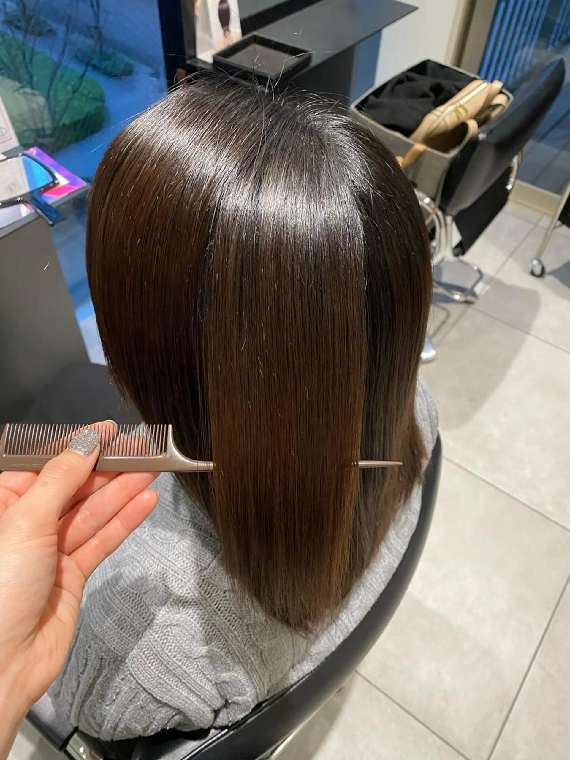 セミロング トリートメント 梅田美容室 SPADICユヅキ♠のヘアスタイル