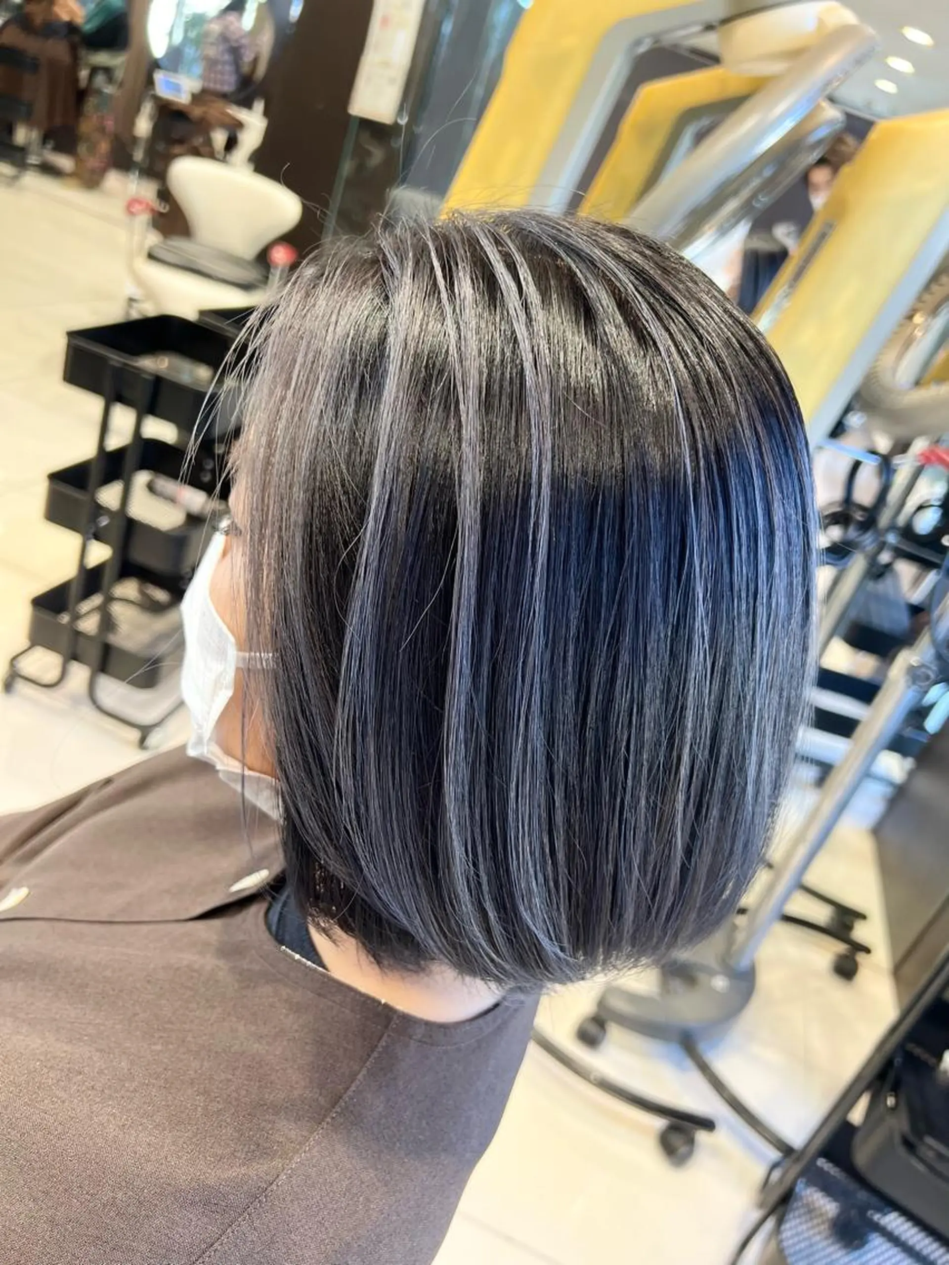 ミディアム ヘアカラー トリートメント 下條 真のヘアスタイル