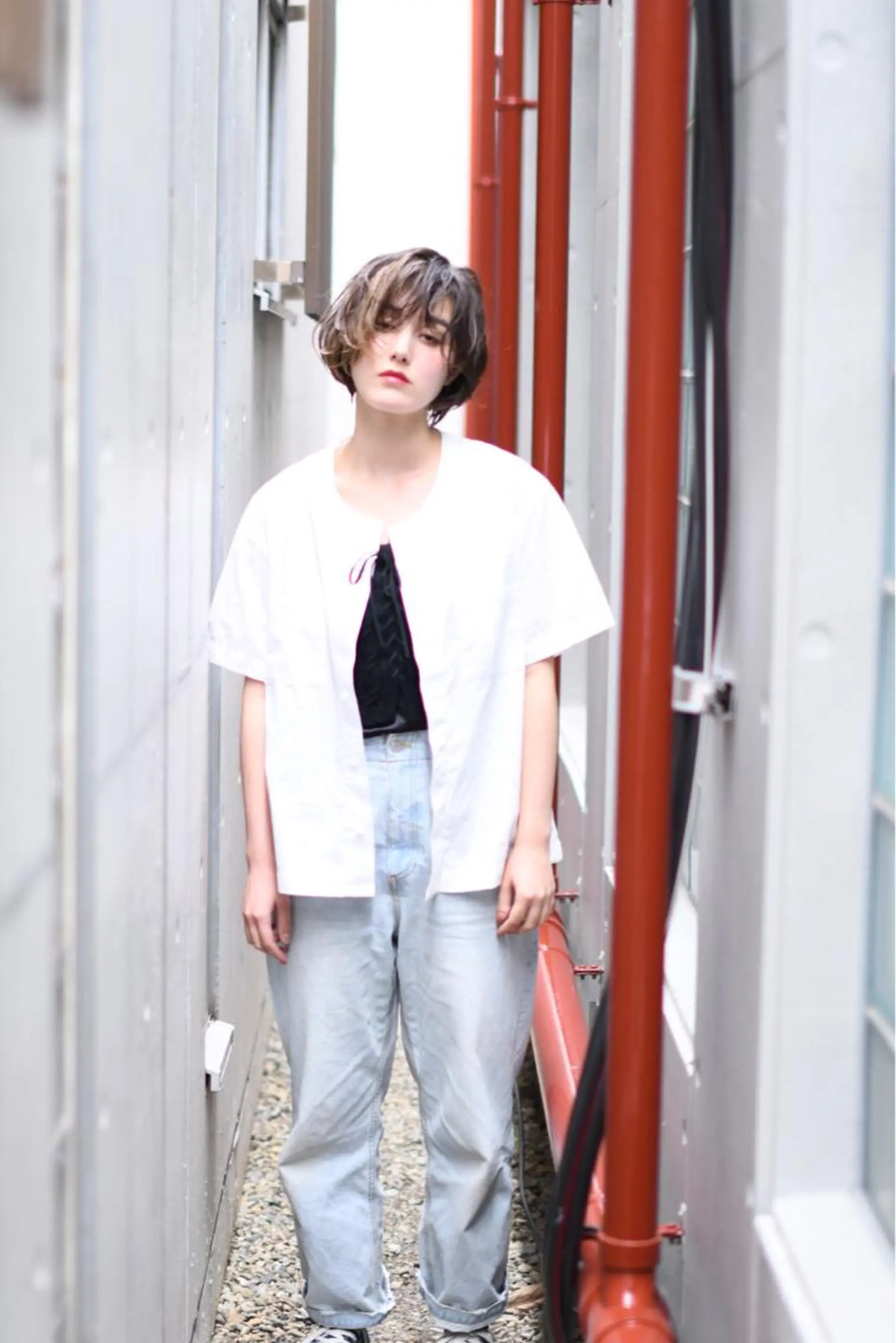 ショート カラー パーマ Graph. （グラフ）立川🪽✨のヘアスタイル