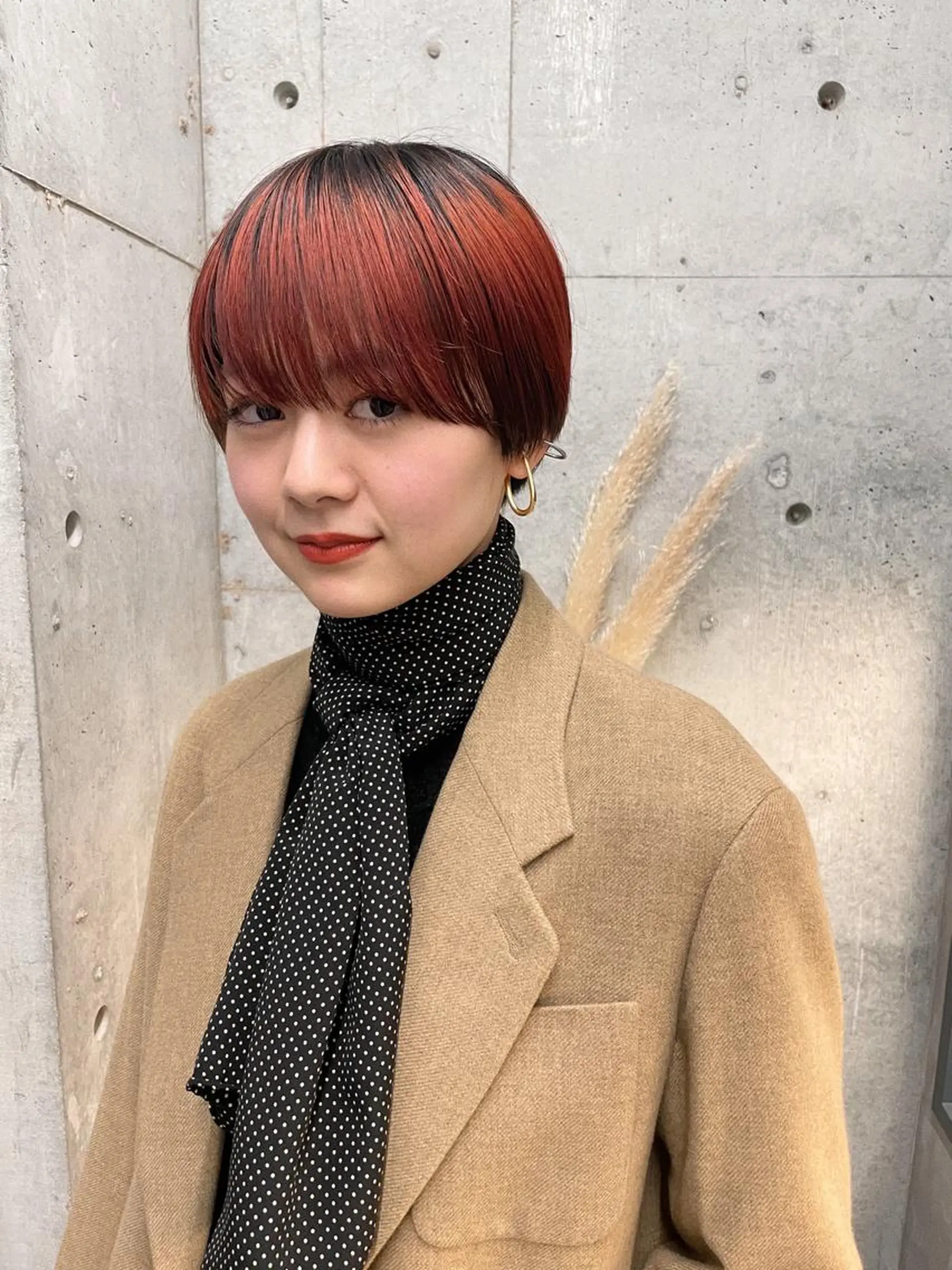ショート カラー デザインカラー ショートヘア ヘアカラー トリートメント センスをお届けします 大谷将生infpのヘアスタイル