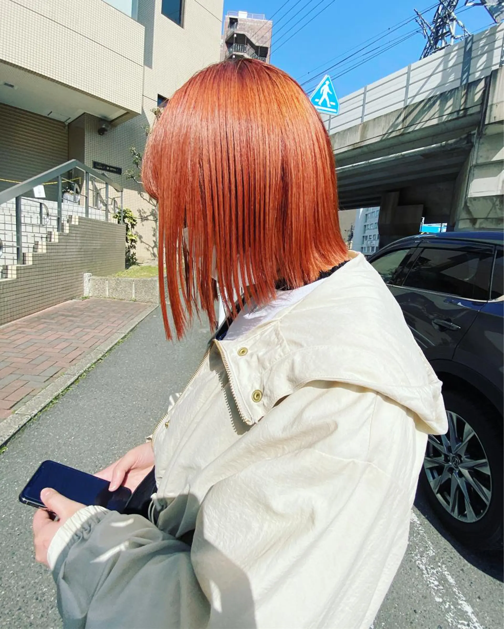 ショート ボブ カット ヘアカラー トリートメント Musiiik hairのヘアスタイル