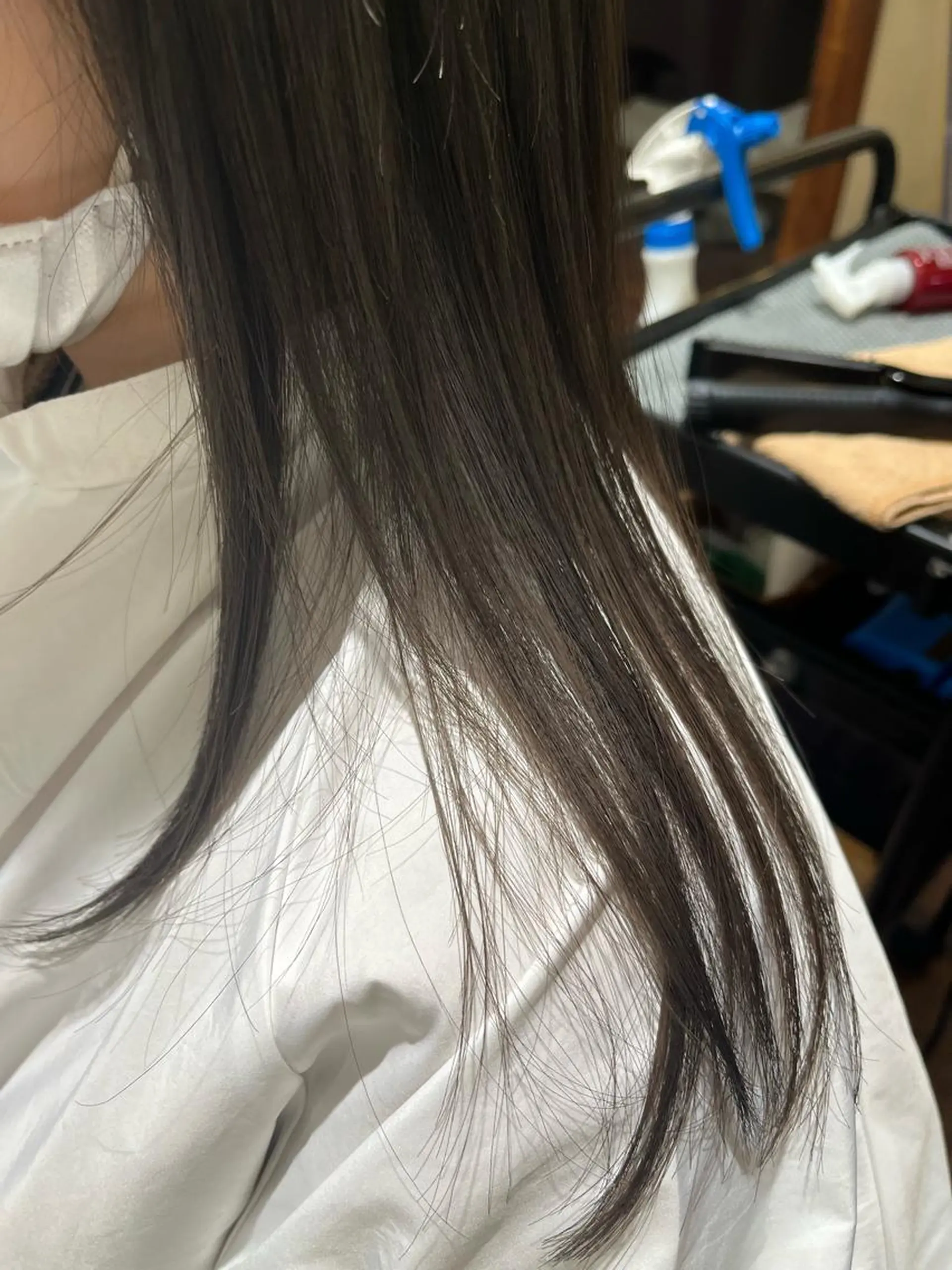 カラー グレージュ ルプラボウ 永友愛梨 /韓国/ダメージレスのヘアスタイル