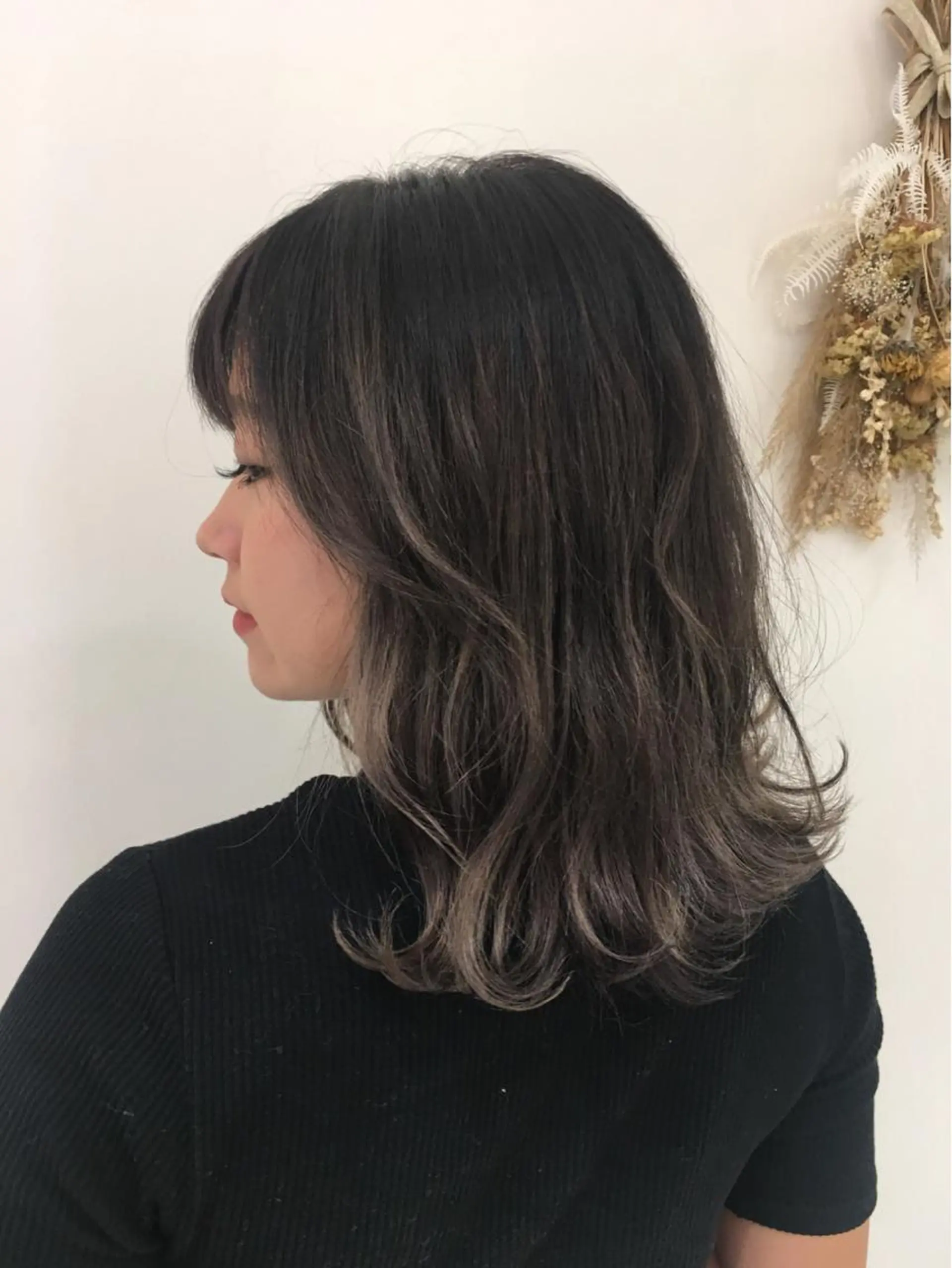 セミロング カラー パーマ ヘアアレンジ マツエク・マツパ 💎耳ツボジュエリー ×銀座美容室💎のヘアスタイル