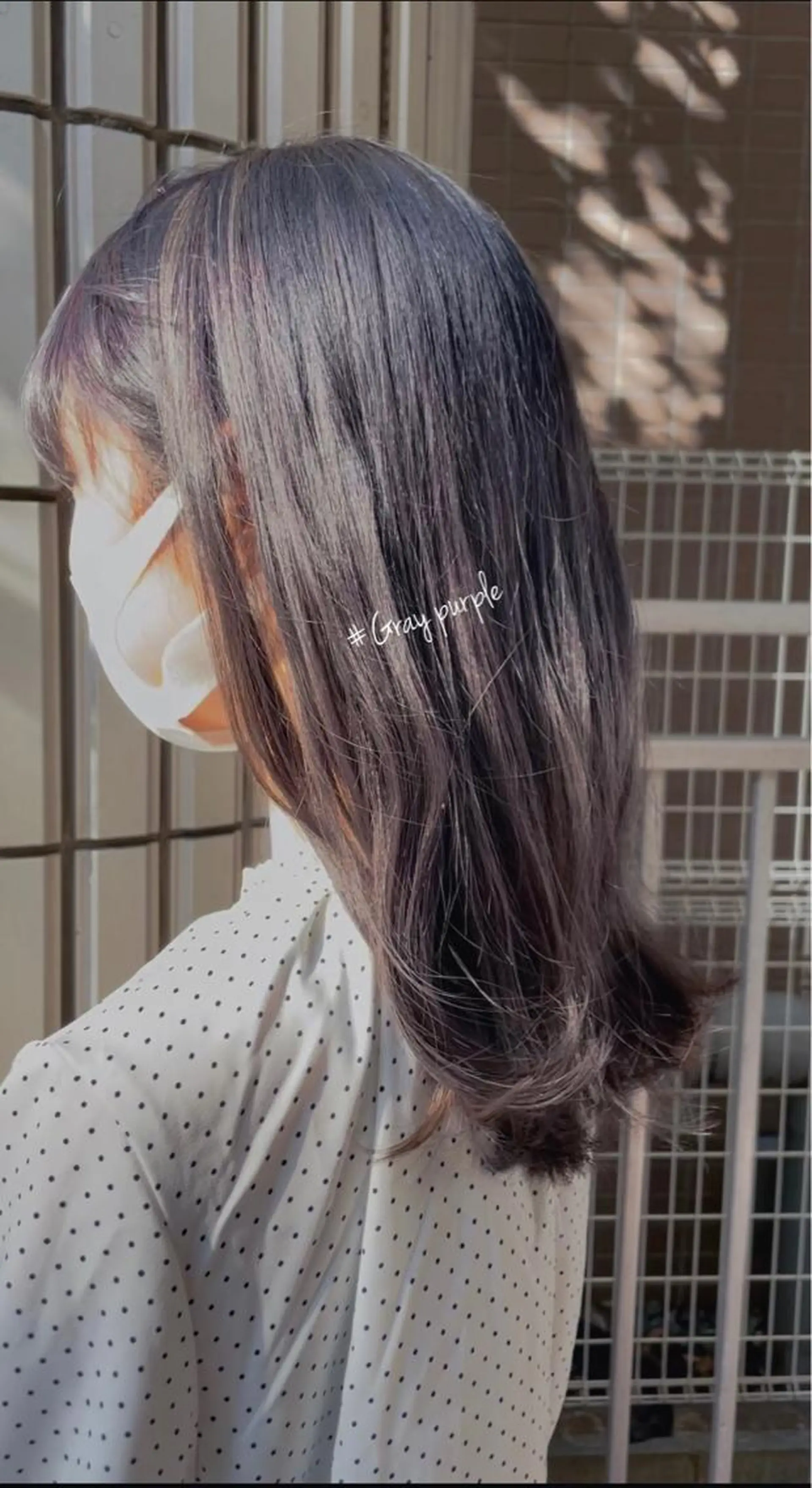 セミロング カラー アッシュ ベージュカラー ブルーカラー ブルーグレー ブルーグレージュ 桜木町/西山竜一 /大人可愛い×美髪のヘアスタイル