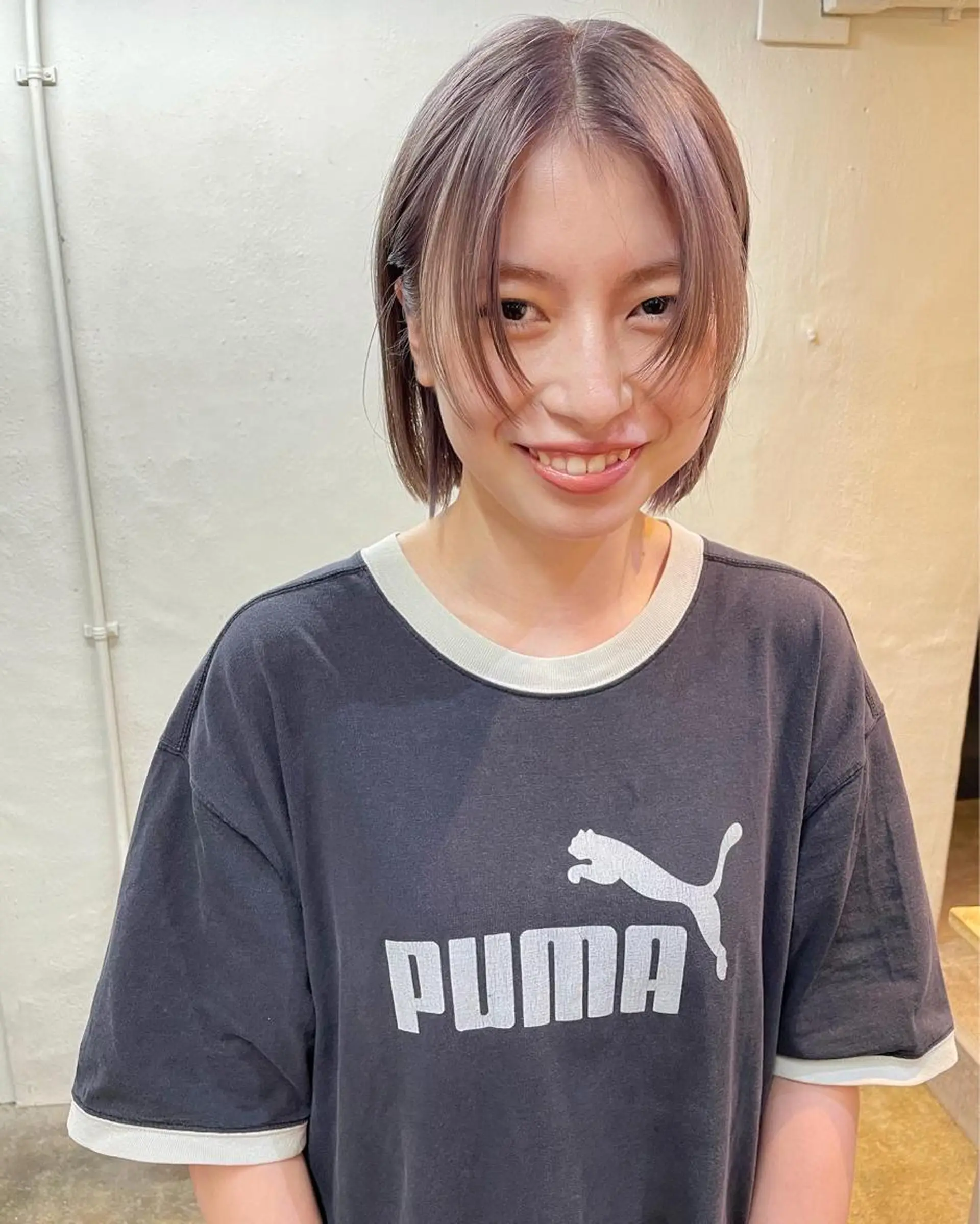 ショート カラー ヘアアレンジ 丸山渉/表参道 レイヤーボブのヘアスタイル