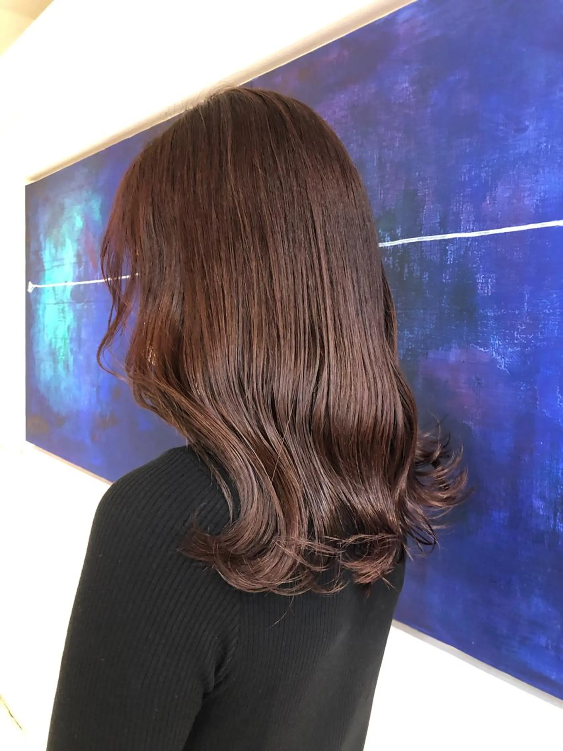 セミロング カラー 🫧tomoka 透明感カラー🫧のヘアスタイル