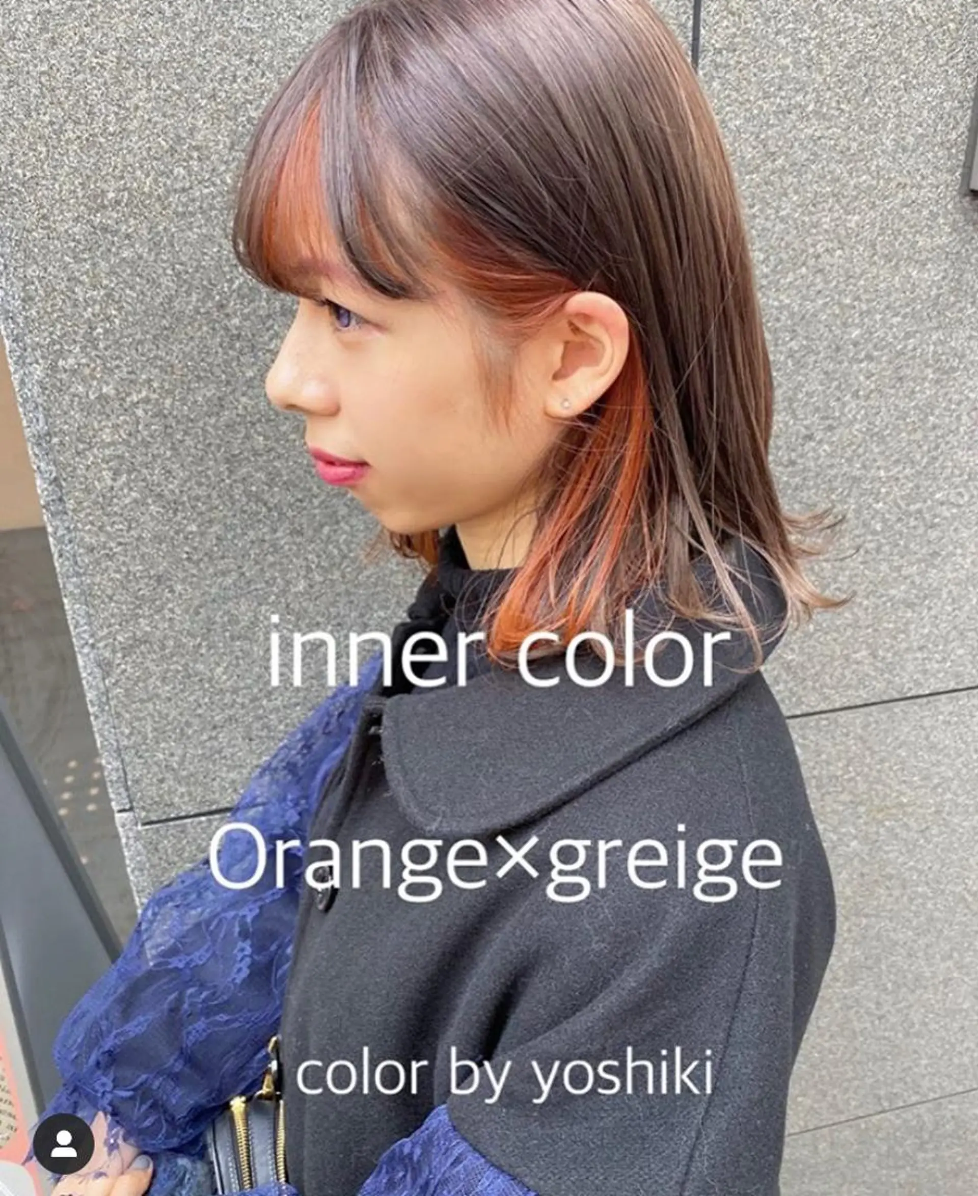 ミディアム カラー 🧡色落ちまで2度綺 麗なカラー🧡ヨシキのヘアスタイル