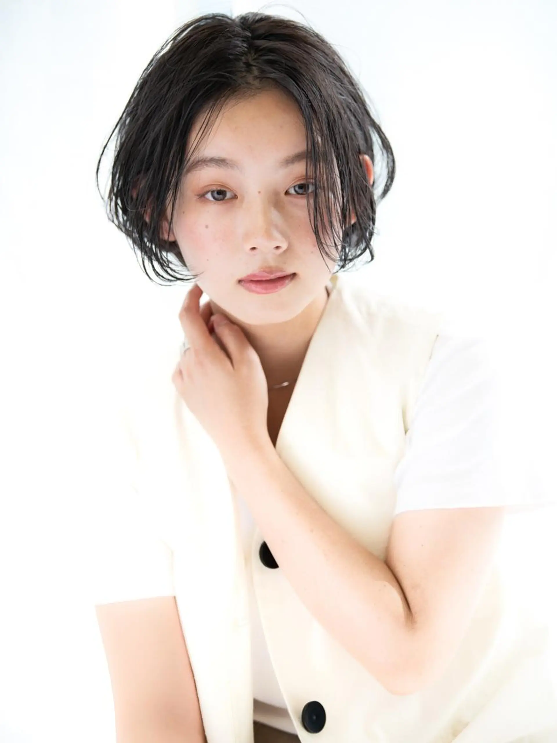 ショート カラー レイヤーカット✂️ 横浜No1♡下鳥翔子のヘアスタイル