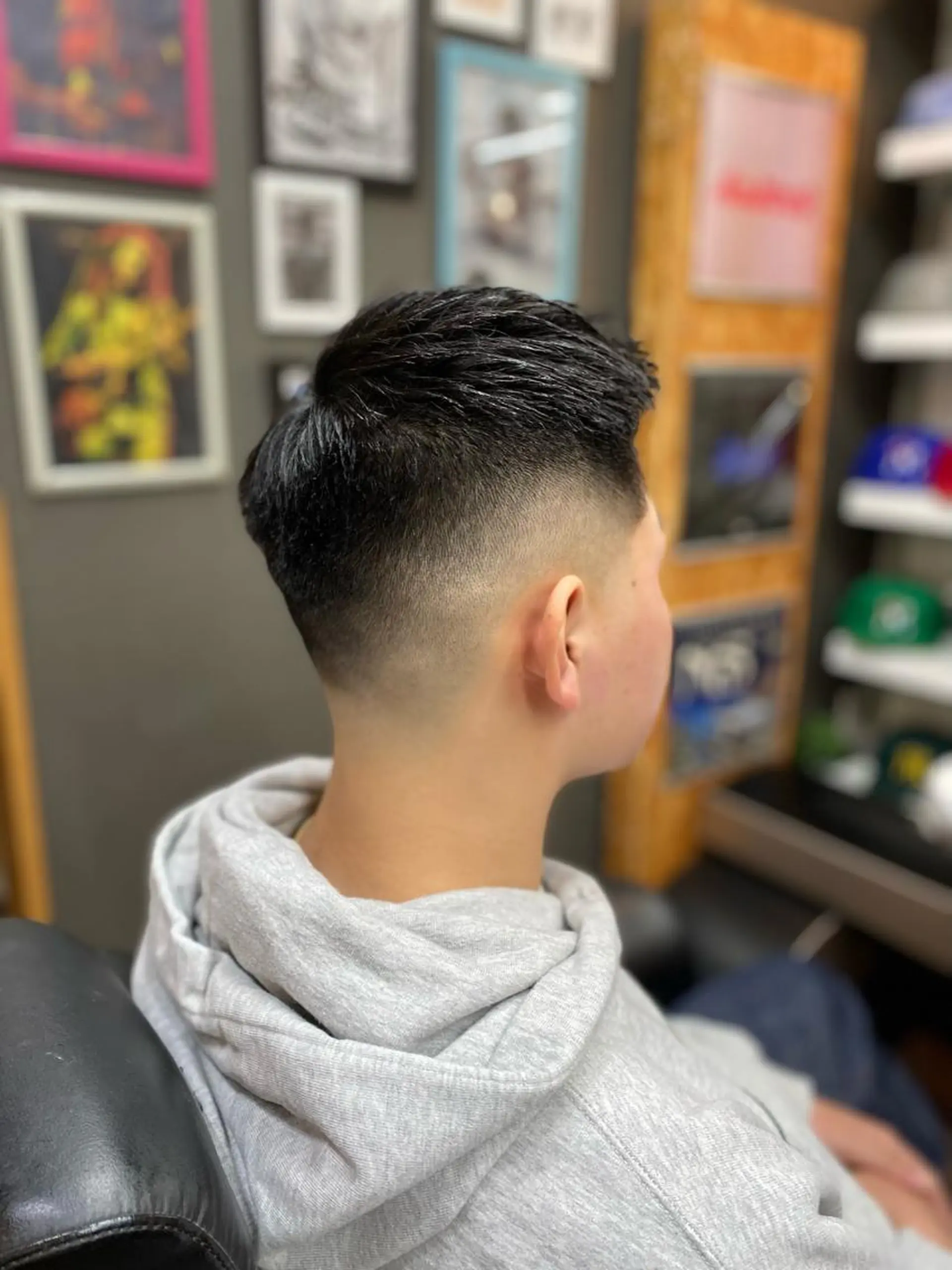 ショート メンズ フェードカット スキンフェード カット ヘアーサロンのぶ所属・メンズカット 川㟢弘貴のヘアスタイル