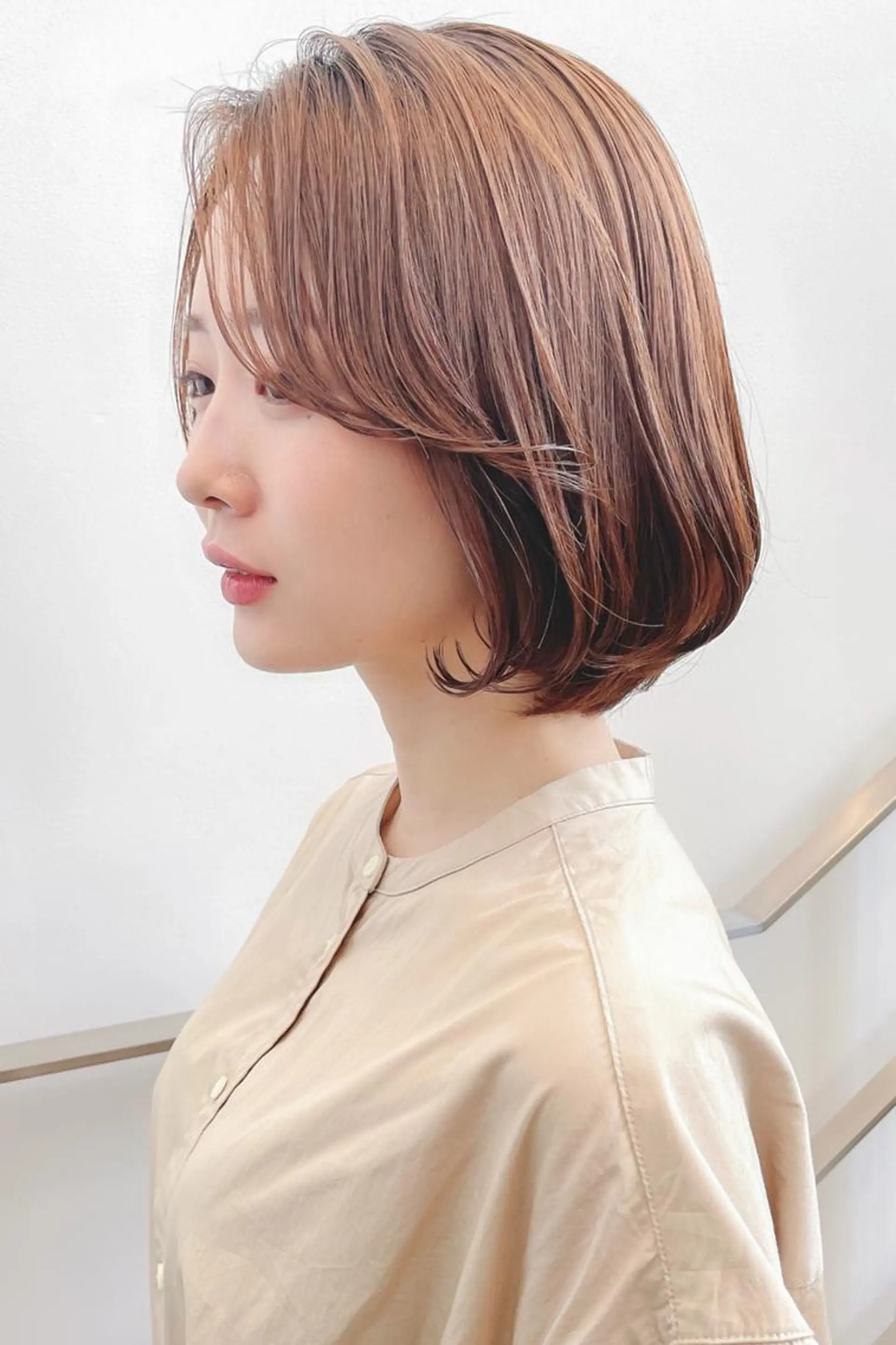 ミディアム 亀山 来未のヘアスタイル