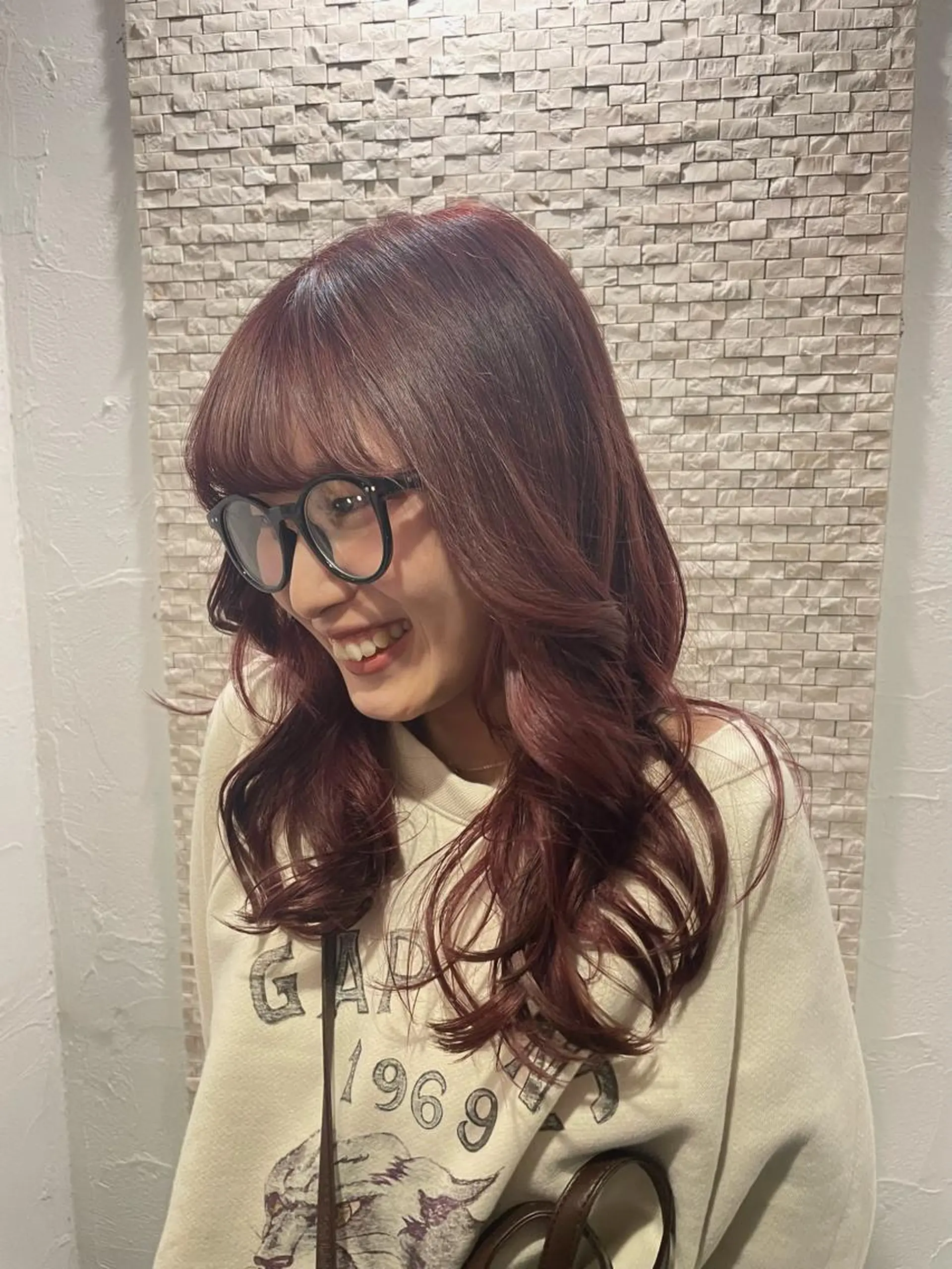 ミディアム カラー ケアパーマ/ケアブリ ーチdaisukeのヘアスタイル