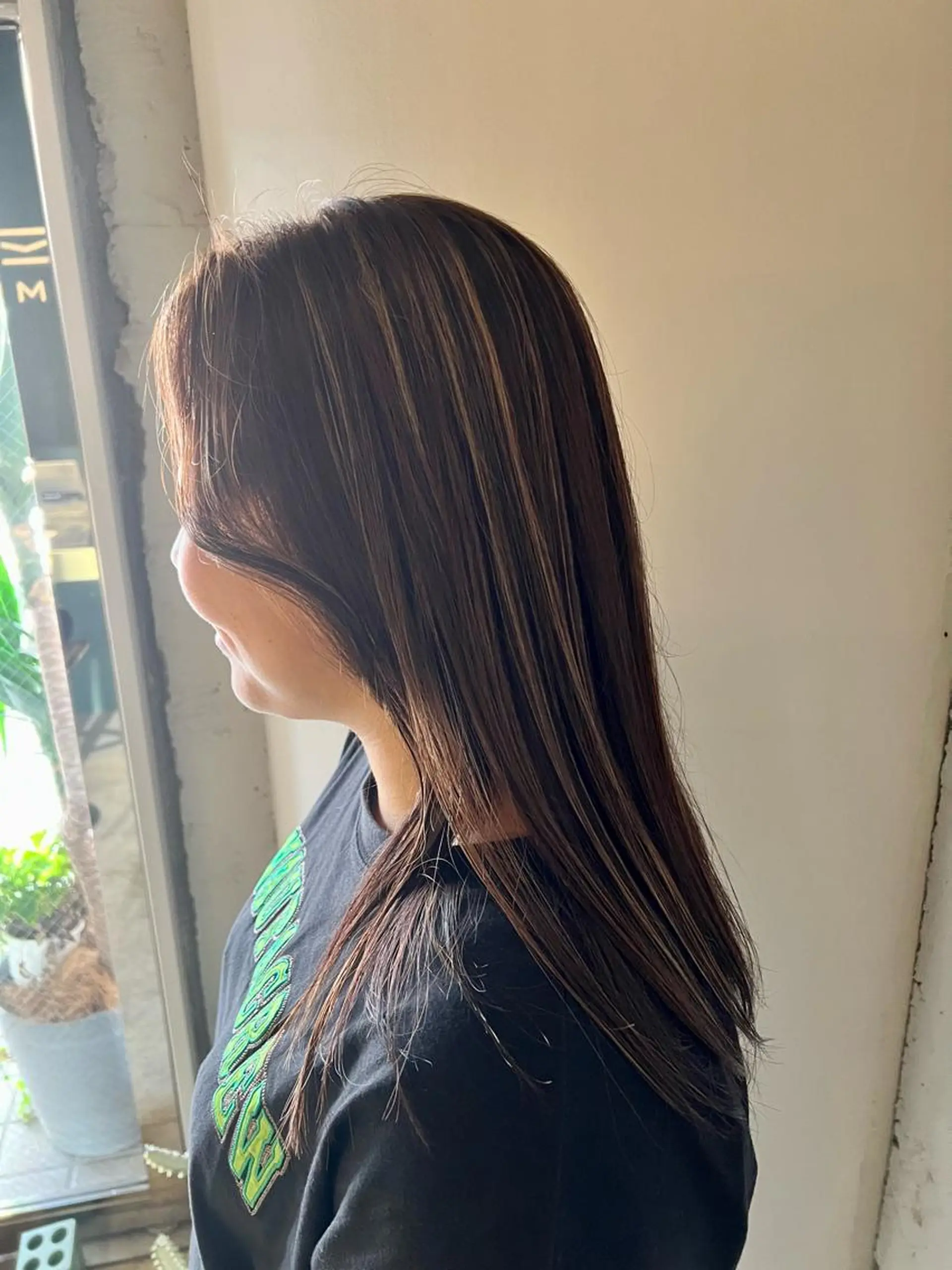 セミロング カラー ハイライトカラー ハイライト ヘアカラー トリートメント ヘッドスパ カラースペシャリスト しょう🧑🏼‍🎨のヘアスタイル