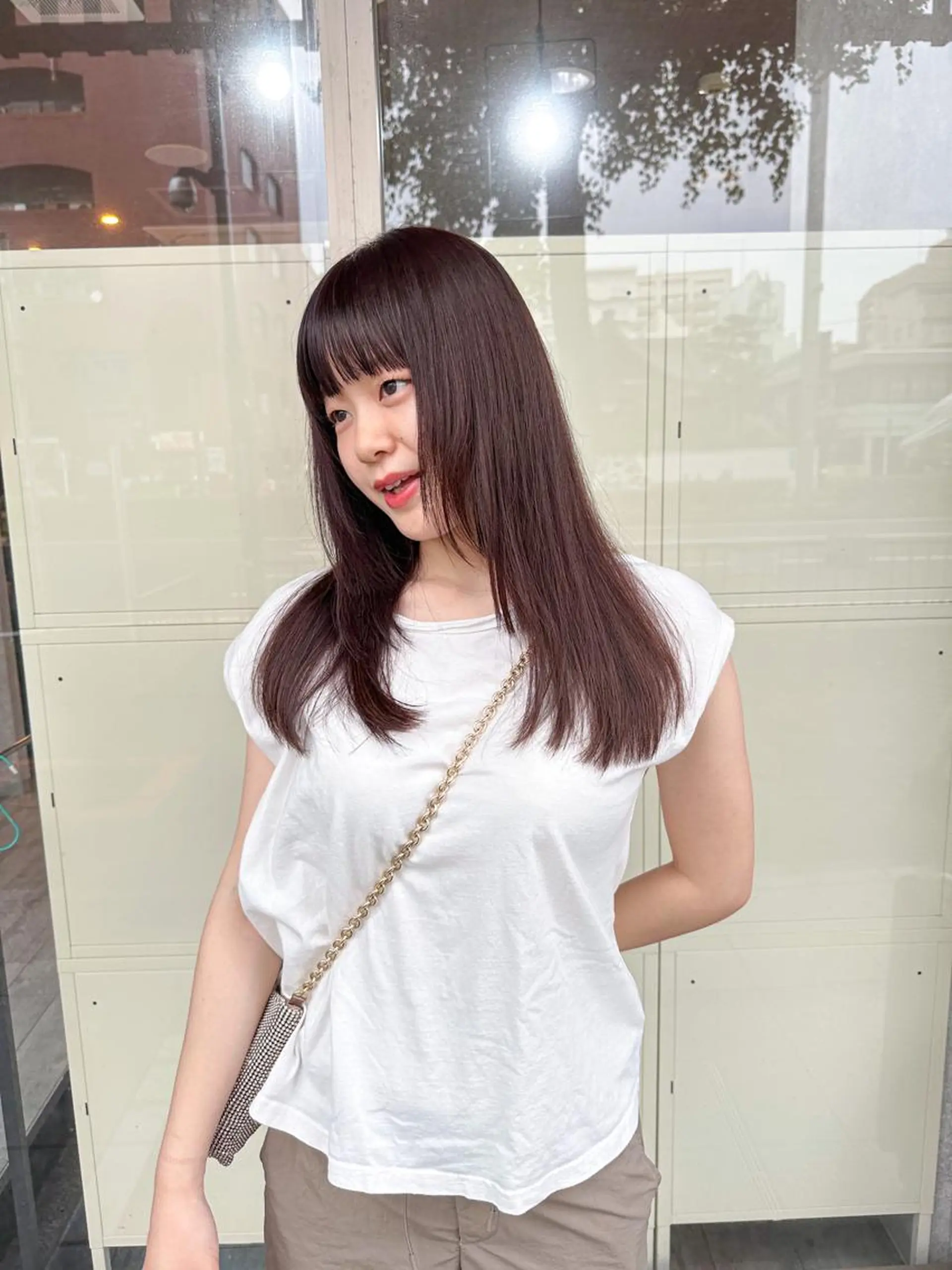 ロング カラー レイヤーカット カット ヘアカラー トリートメント レイヤー/高橋 みく /池下/千種のヘアスタイル