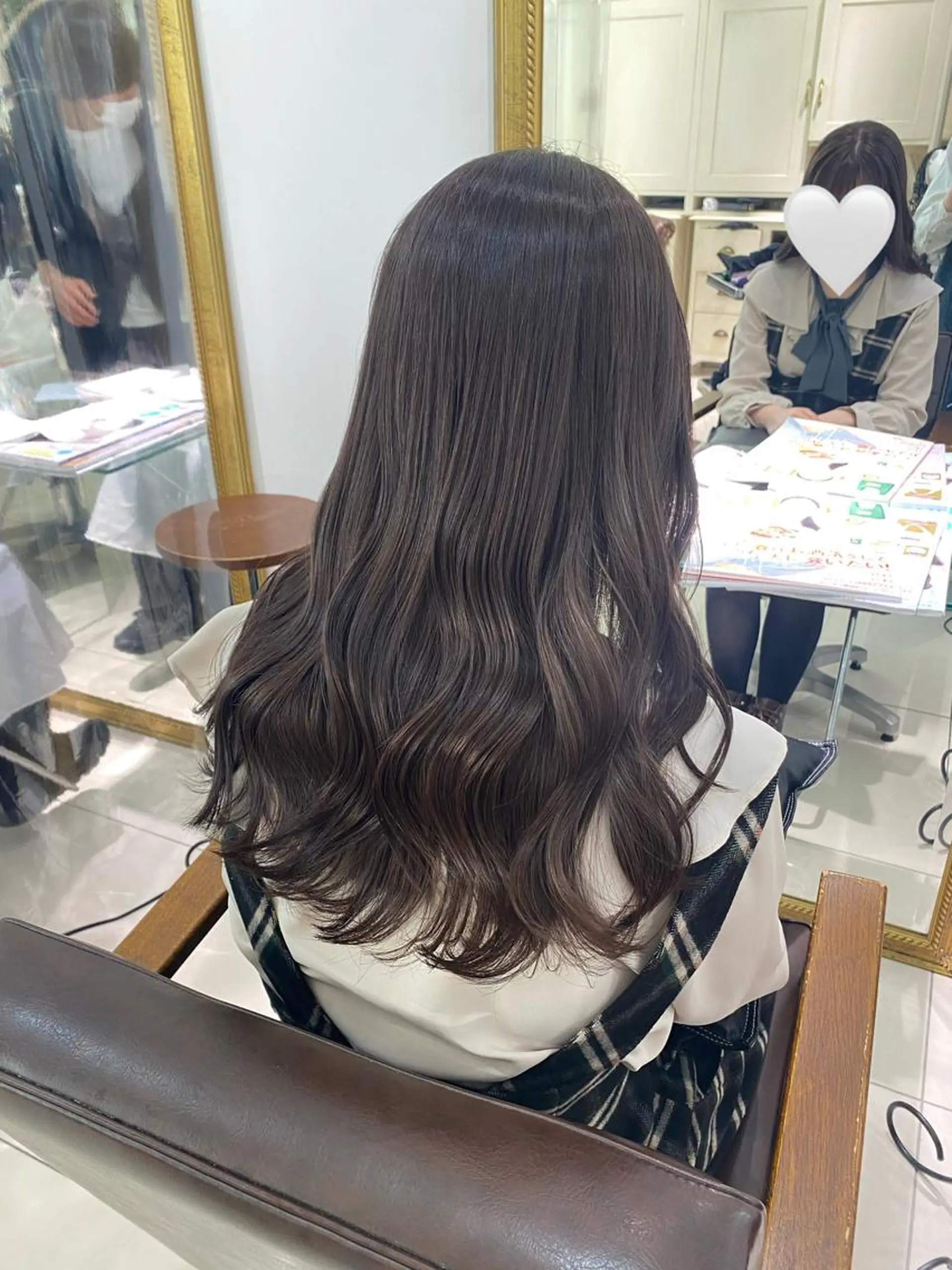 ロング カラー ヘアアレンジ 透明感カラー 古山 結季🌙🖤のヘアスタイル