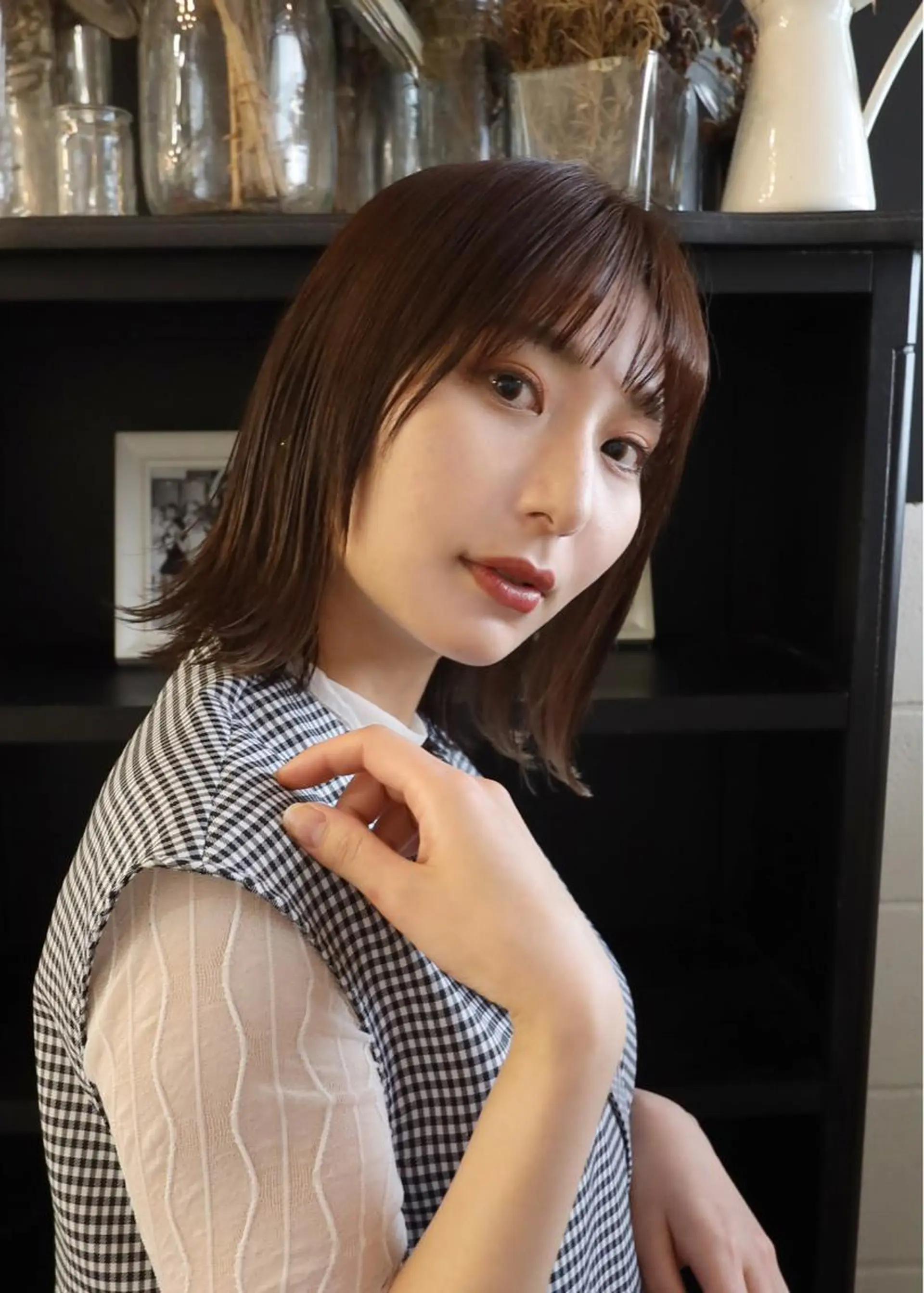 ミディアム カット トリートメント Ebihara Satomiのヘアスタイル