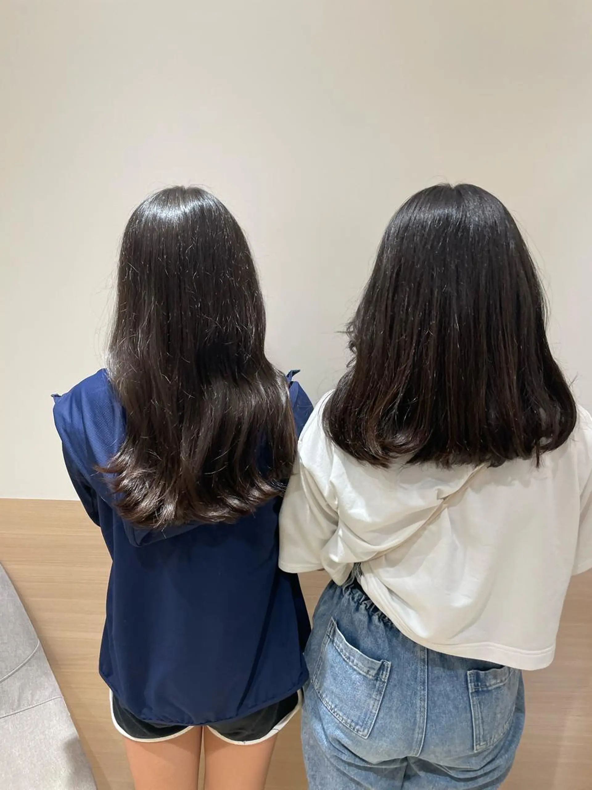 ミディアム ケアカラー ピンクブラウン カット 天野 瑠真のヘアスタイル