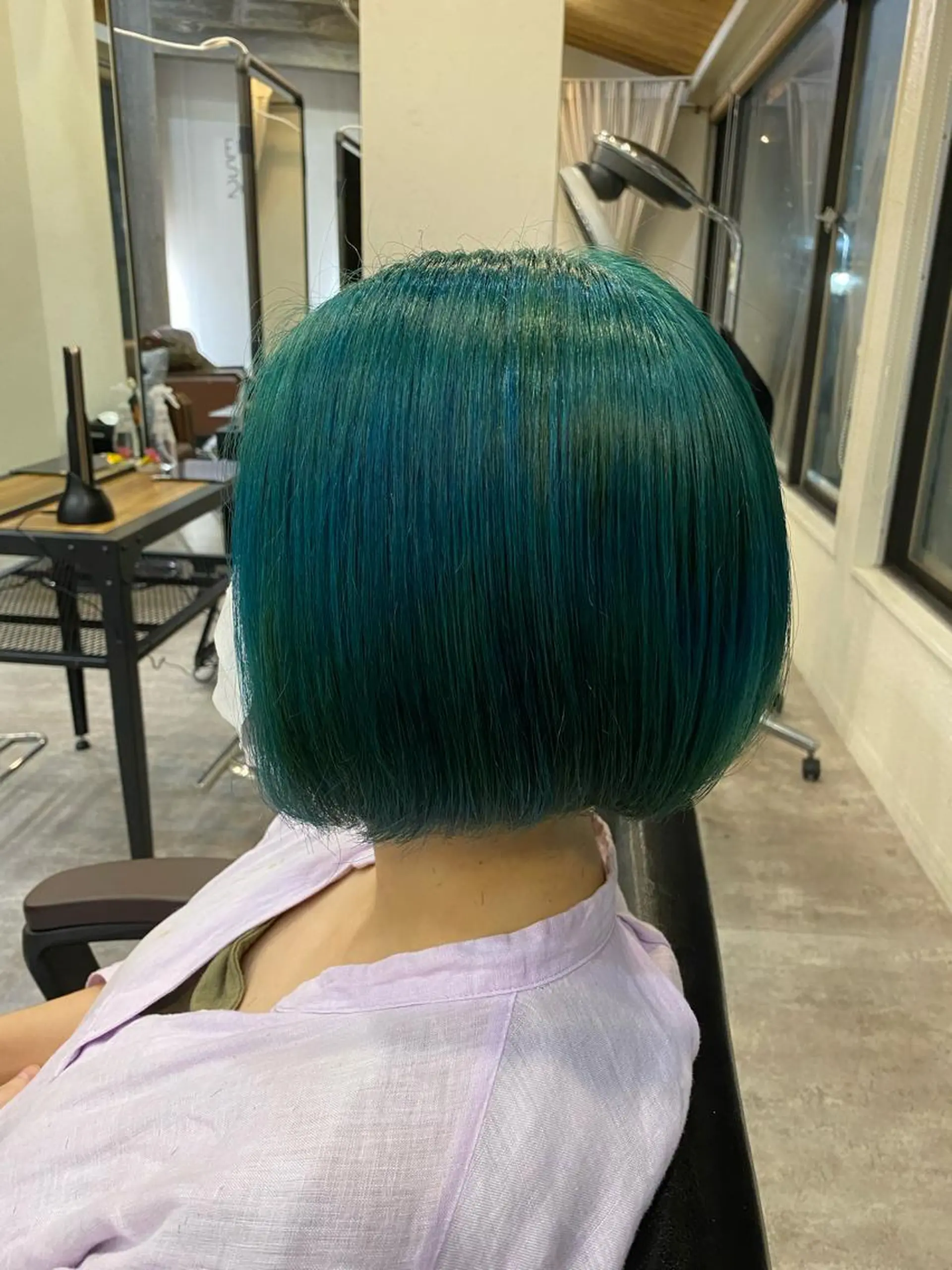 ミディアム カラー ブリーチ カット ヘアカラー トリートメント 🟢NEGi🟣 🫧髪質改善のヘアスタイル