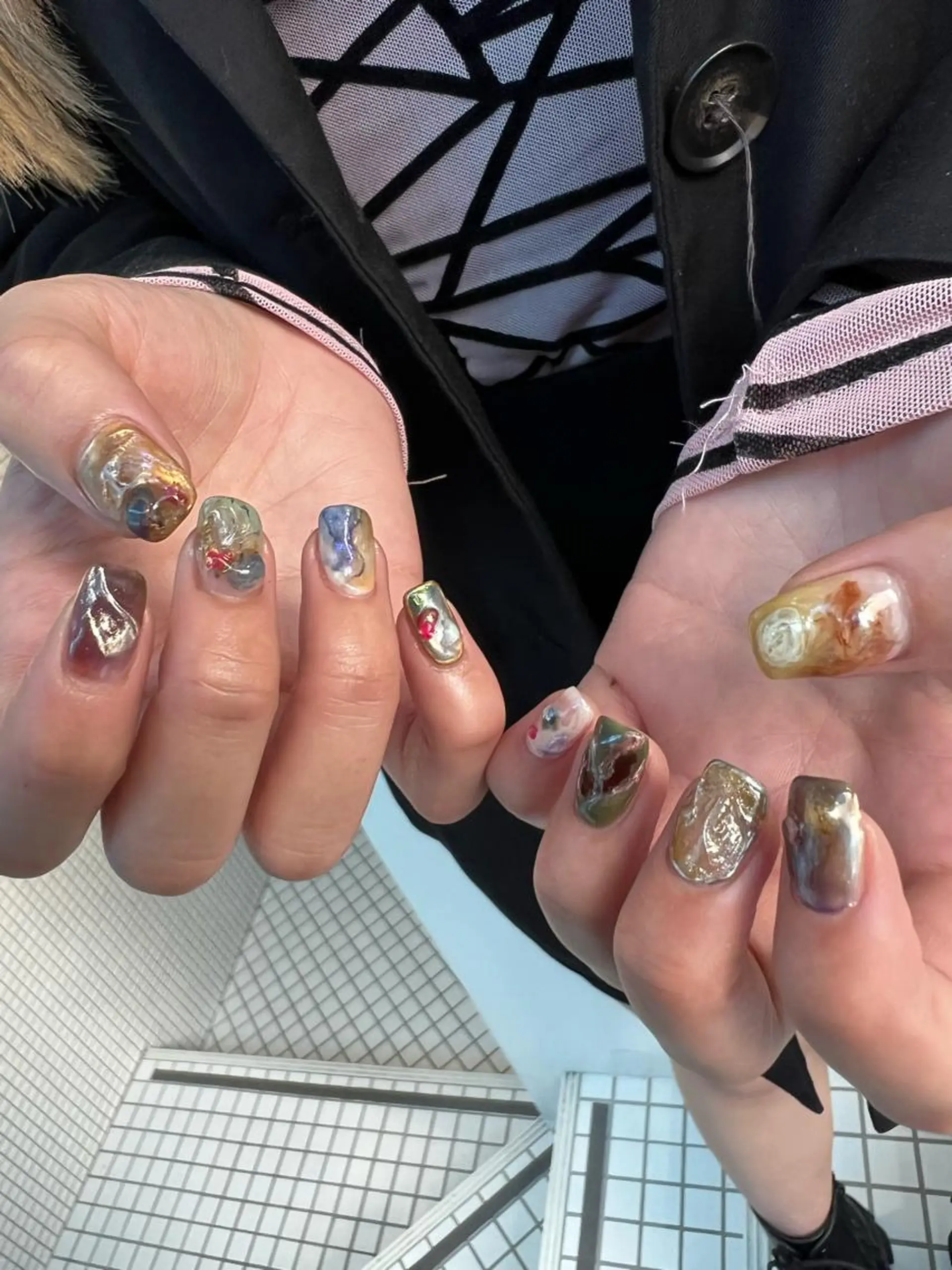 ネイル アートネイル 【韓国ヘア・ネイル】 HINATA🍒のネイルデザイン