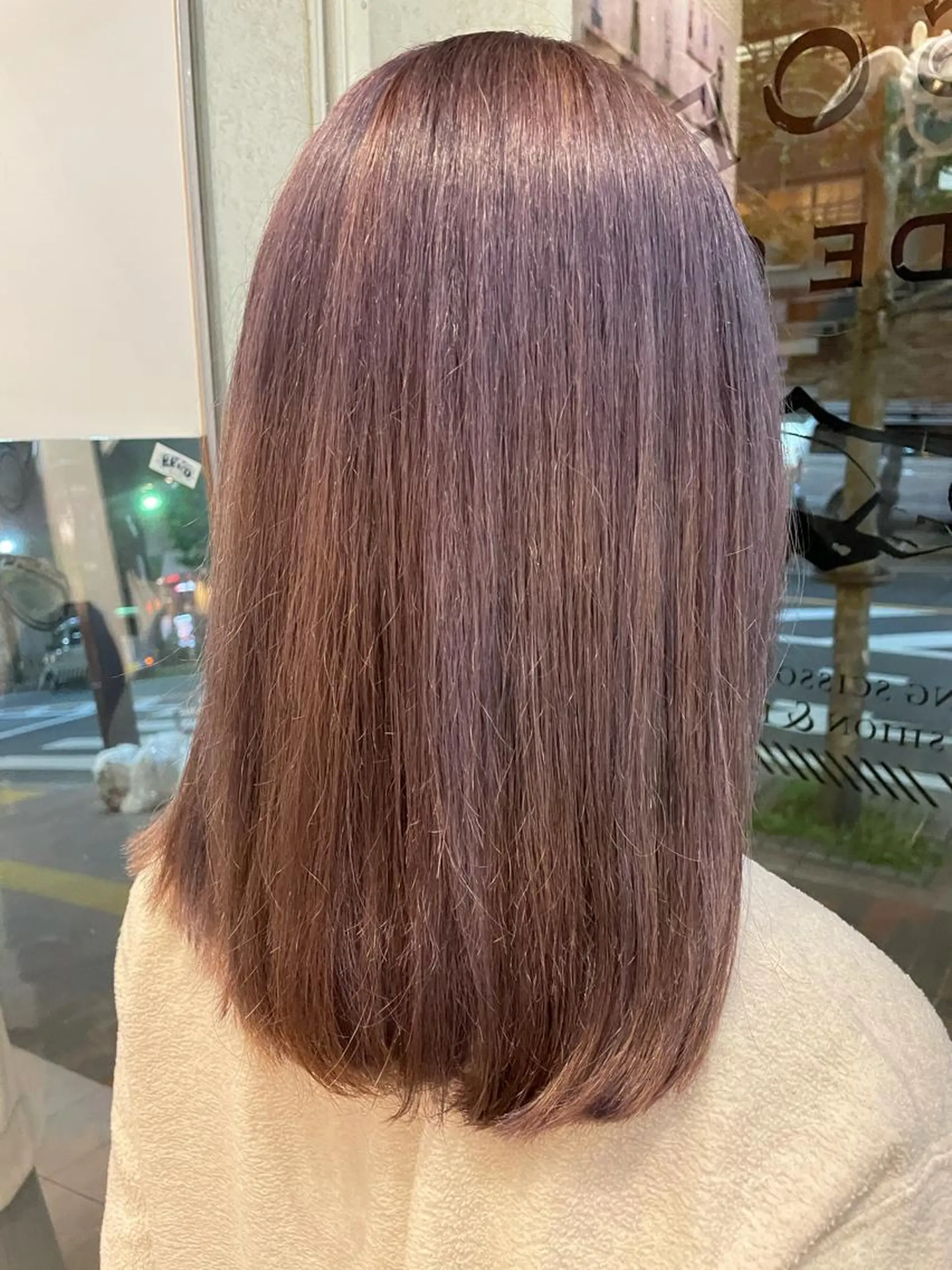 ミディアム カラー カット ヘアカラー トリートメント CoCooN 店長 さのえみのヘアスタイル