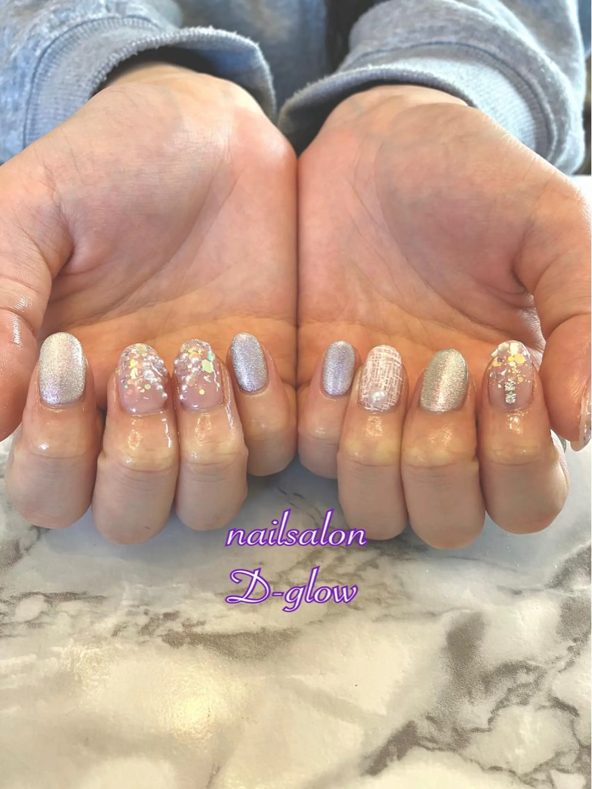 ネイル ハンドネイル ネイルサロン D-glowのネイルデザイン