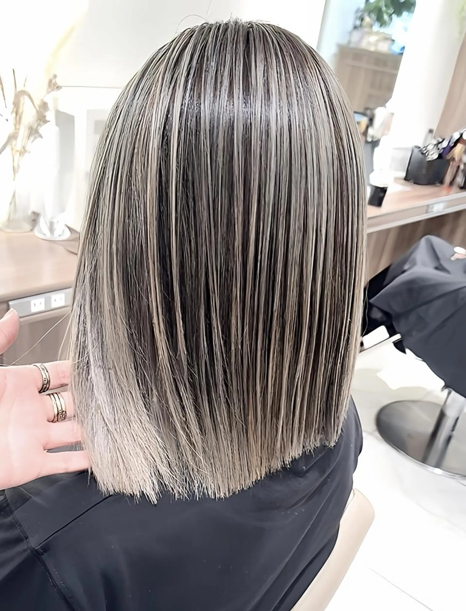 ロング カラー バレイヤージュ 髪質改善 レイヤーカット ヘアカラー トリートメント 大宮/バレイヤージュ 髪質改善/澤田隆誠のヘアスタイル