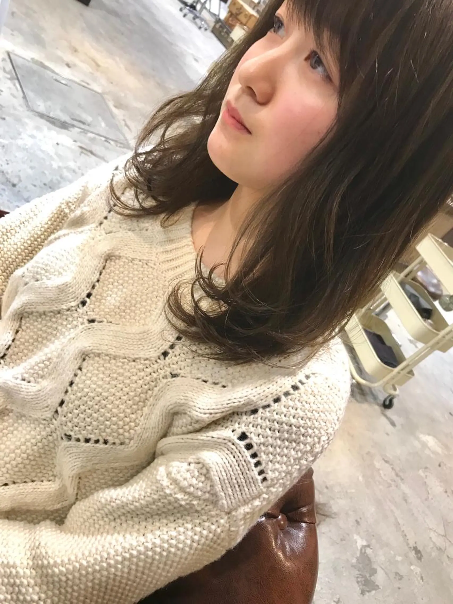 ロング カラー アッシュ 透明感カラー 竹嶌 健吾のヘアスタイル