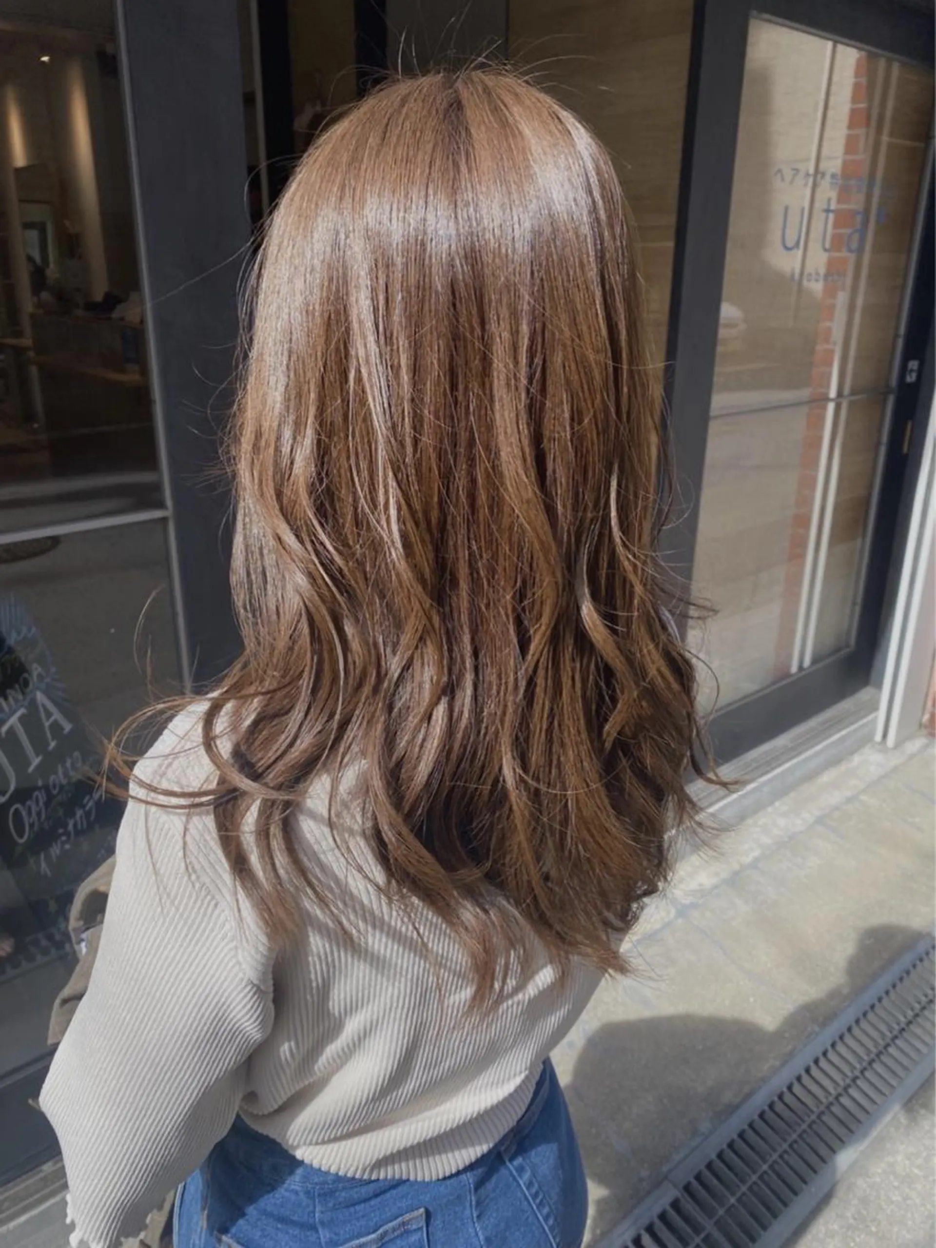 セミロング ヘアカラー トリートメント newi京橋 【sachi】のヘアスタイル