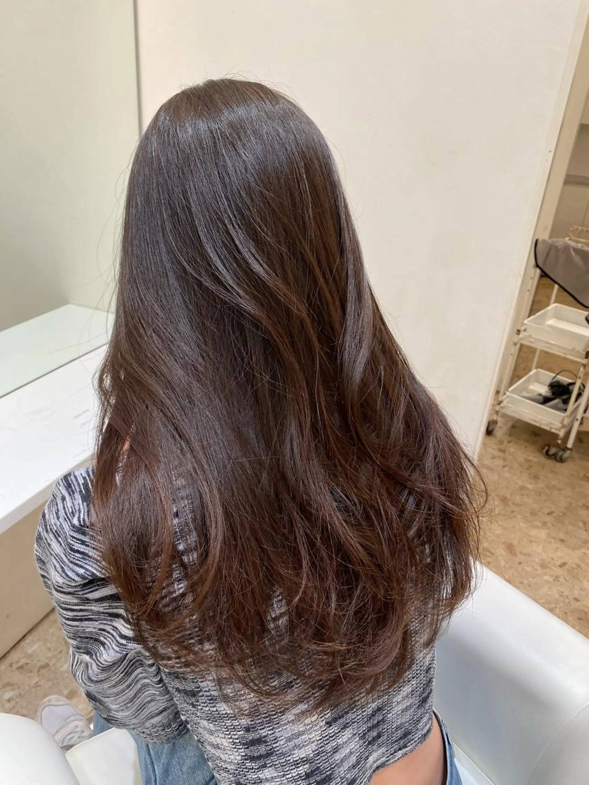 ロング 韓国風ヘア レイヤーカット KAMIYU 💎❄️のマツエク・マツパデザイン