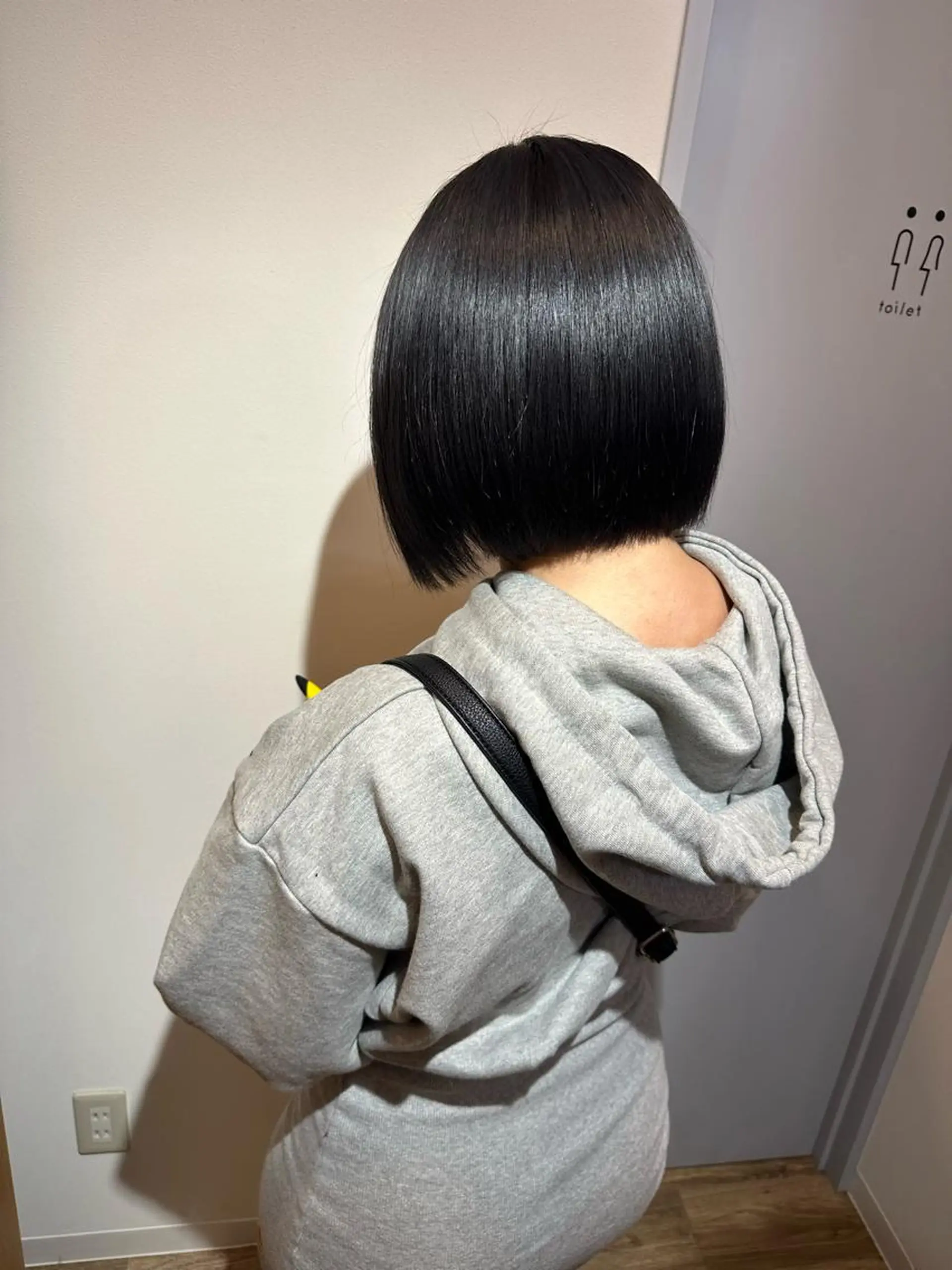 ショート ボブ ハイライト 髪質改善 ショートヘア 山下 祐輝のヘアスタイル