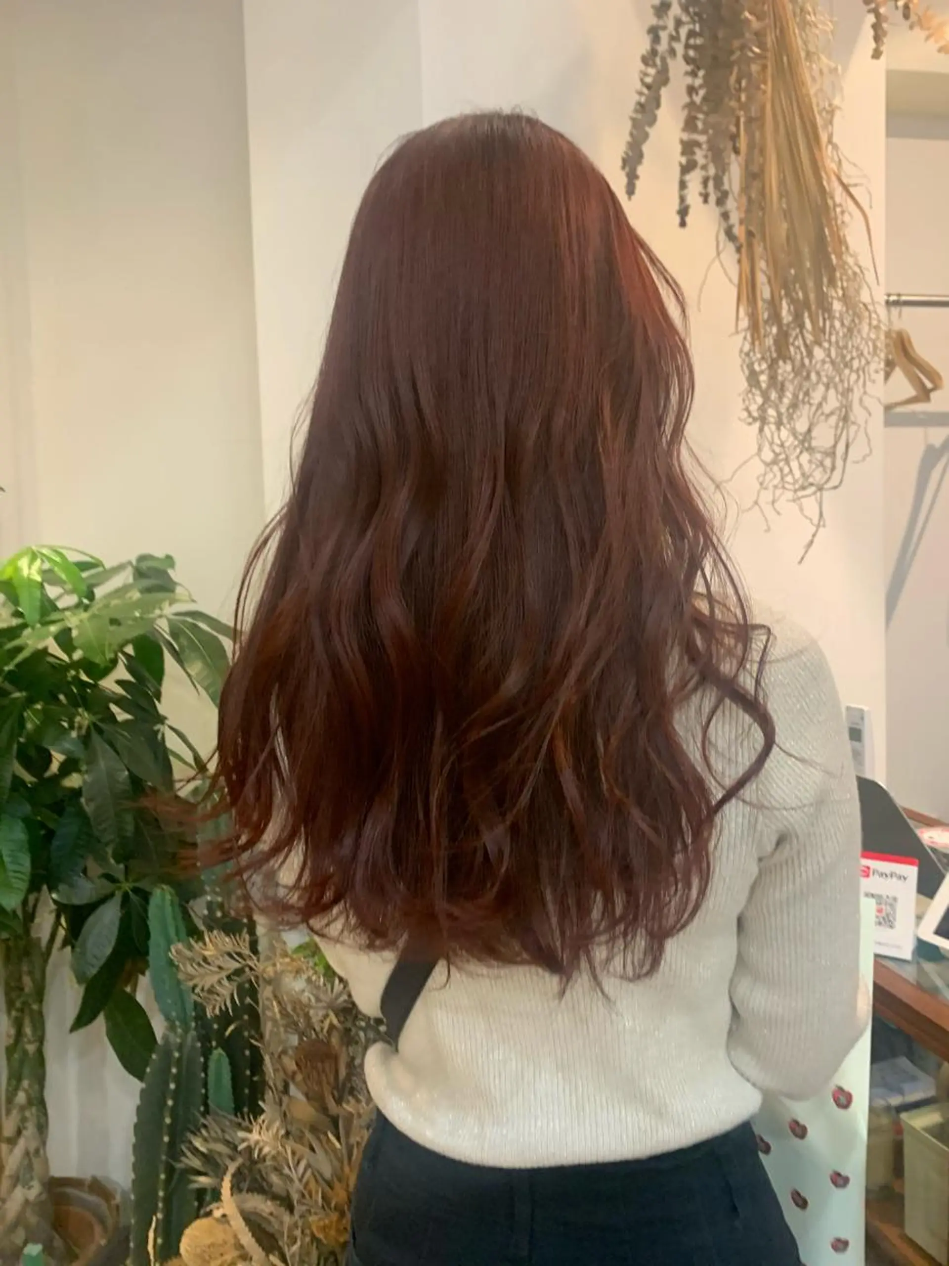 ロング カラー ブリーチ ブラウンカラー ブリーチなしカラー レッドカラー レッドブラウン 中目黒🌼 🌼ハナのヘアスタイル