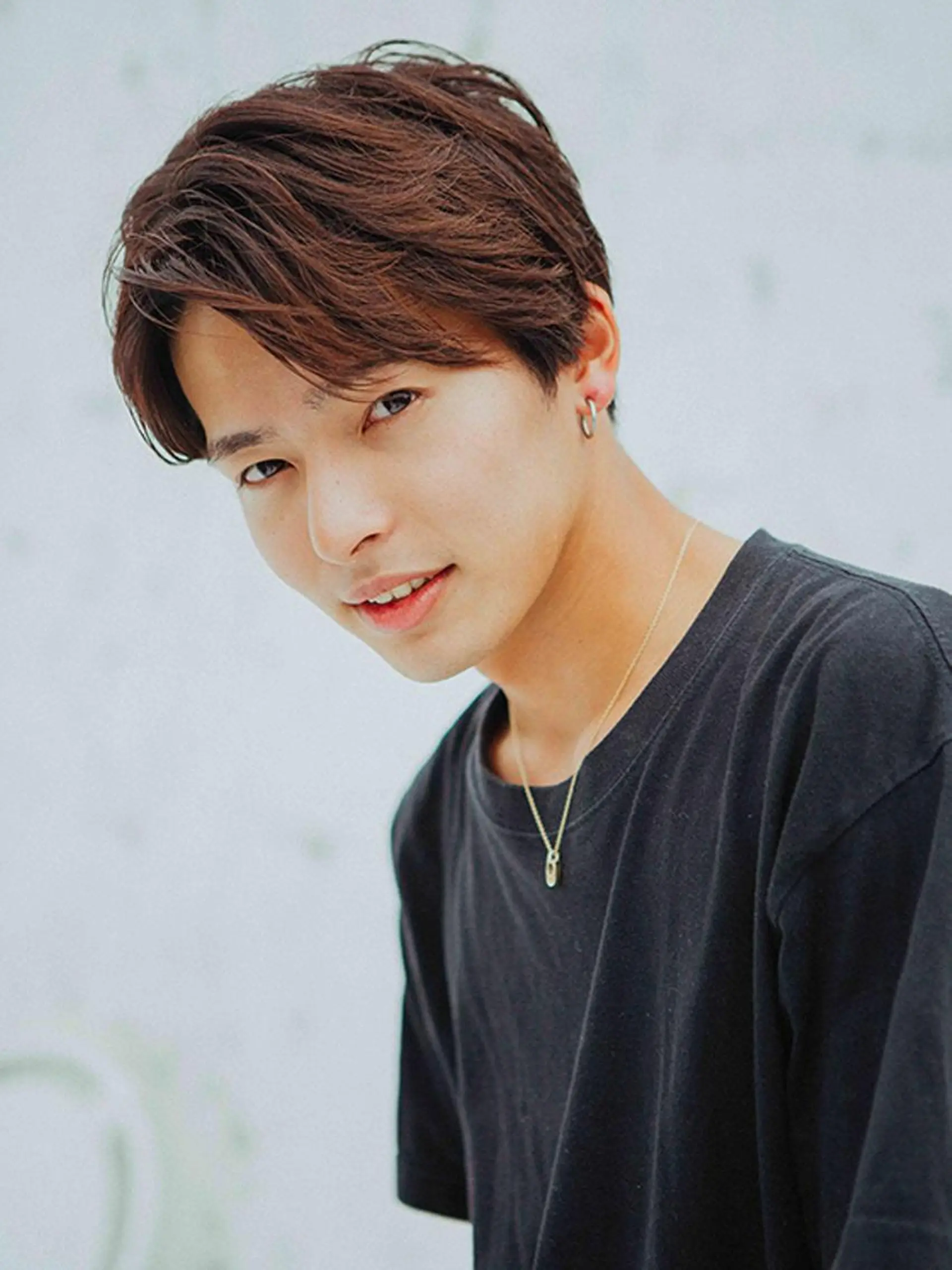 ミディアム カラー パーマ メンズ 似合わせ💖トレンド ✨TAKAMI😊のヘアスタイル