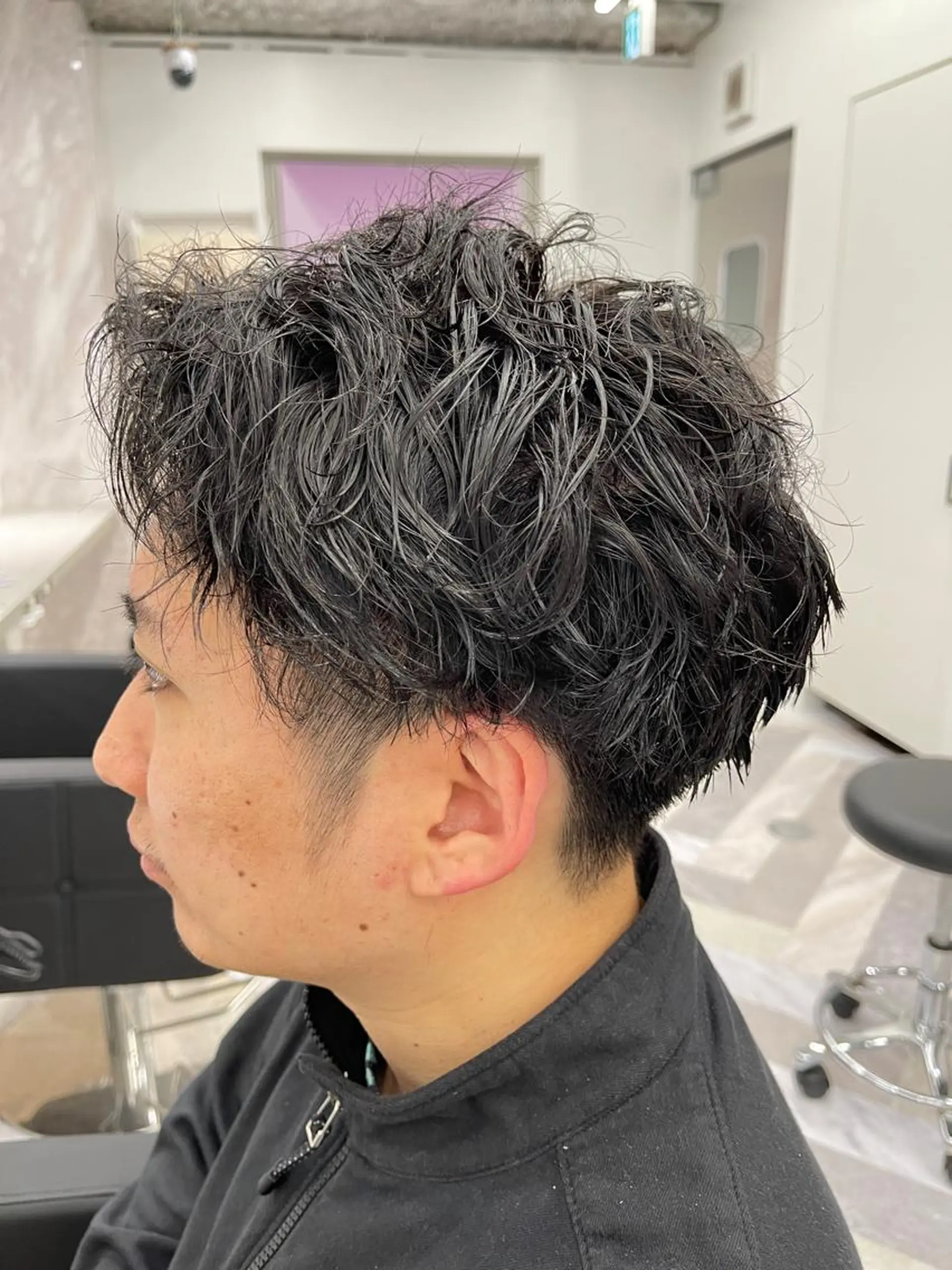 パーマ メンズ himeka🪽 アレンジ/ブリーチのヘアスタイル