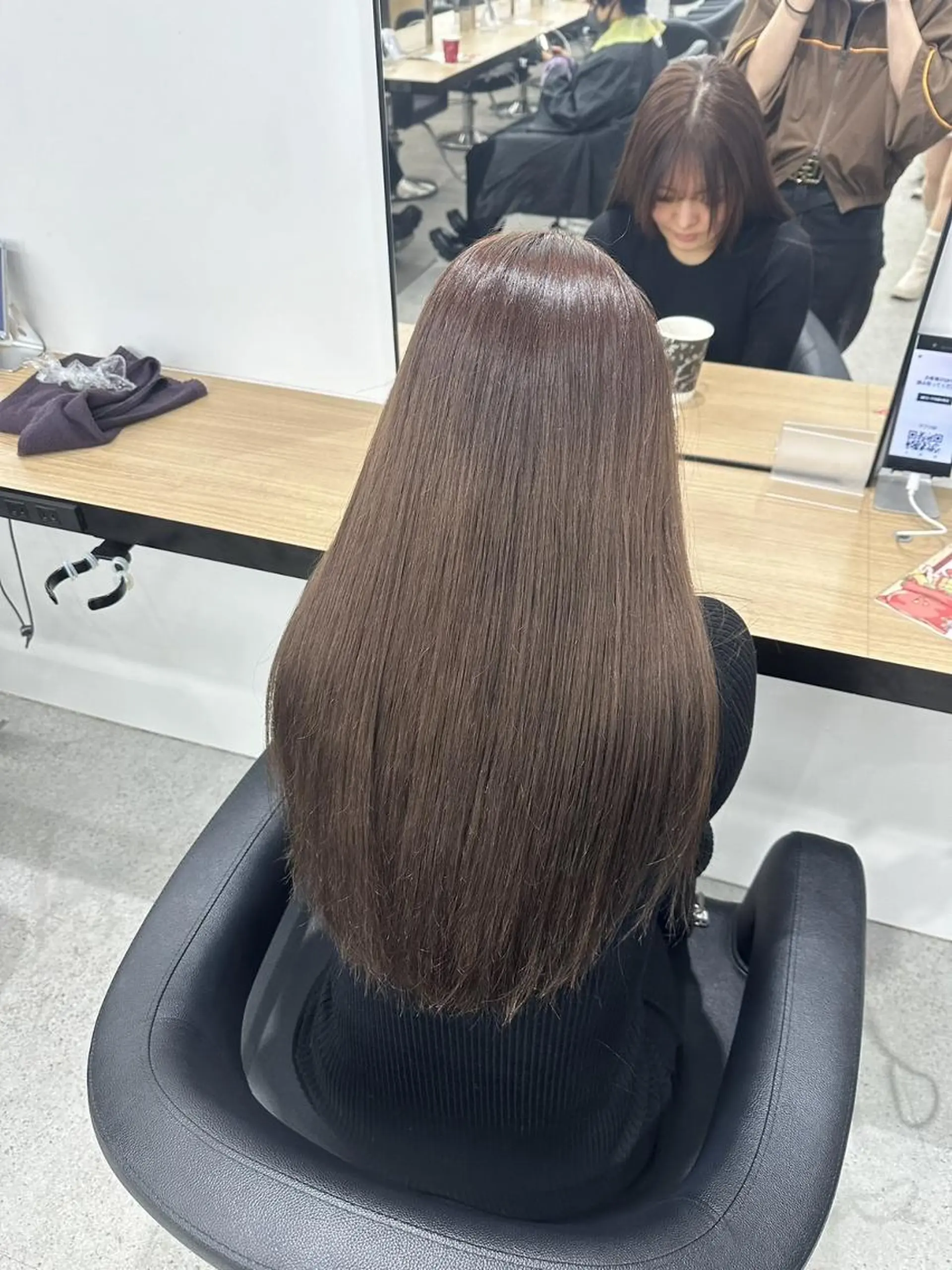 ロング カラー ヘアアレンジ カット ヘアカラー トリートメント ヘッドスパ ヘアセット NAMI🤎ブラウン &ミルクティー🤍のヘアスタイル