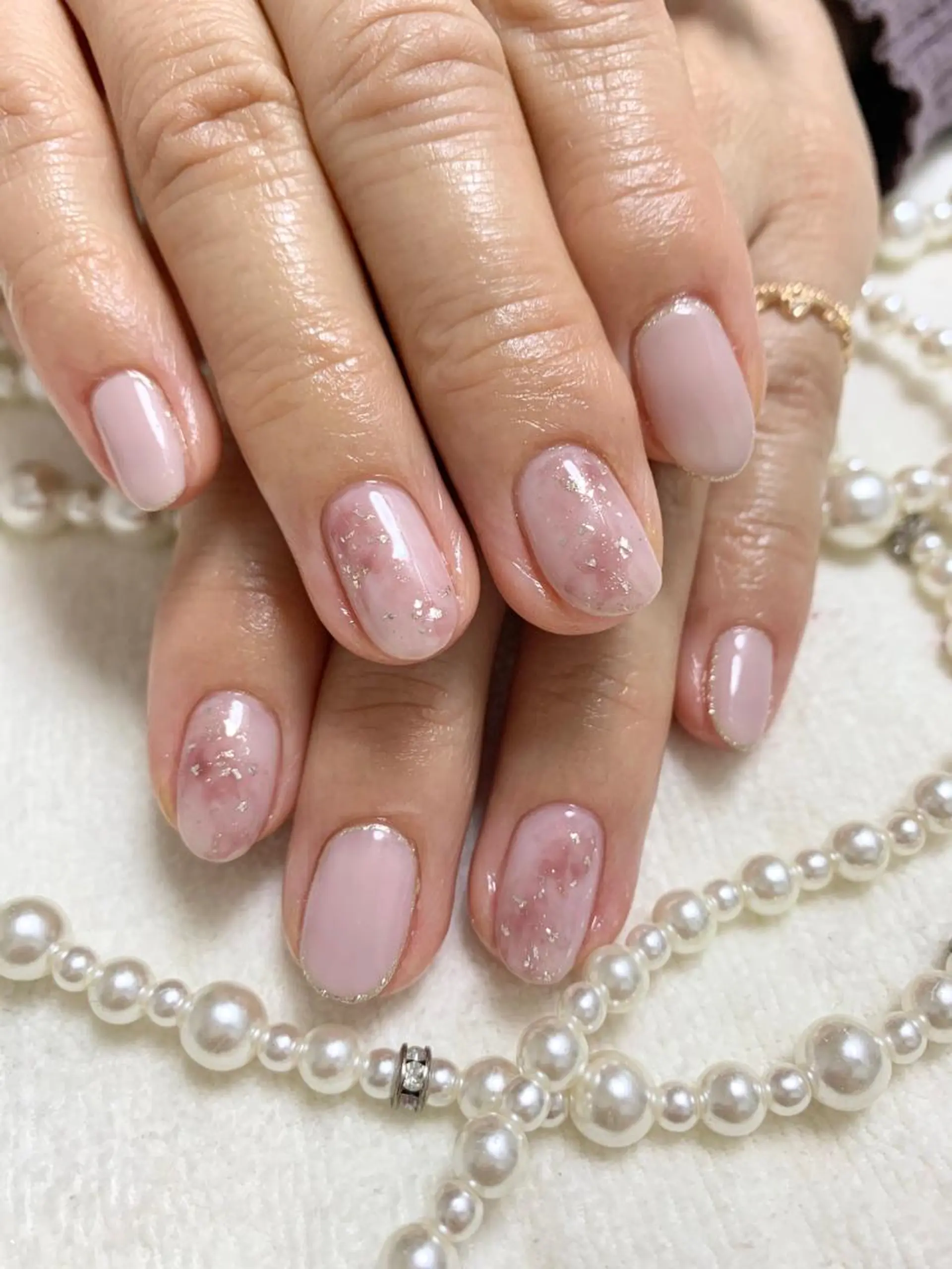 ネイル アートネイル ニュアンスネイル 手塚 里奈のネイルデザイン