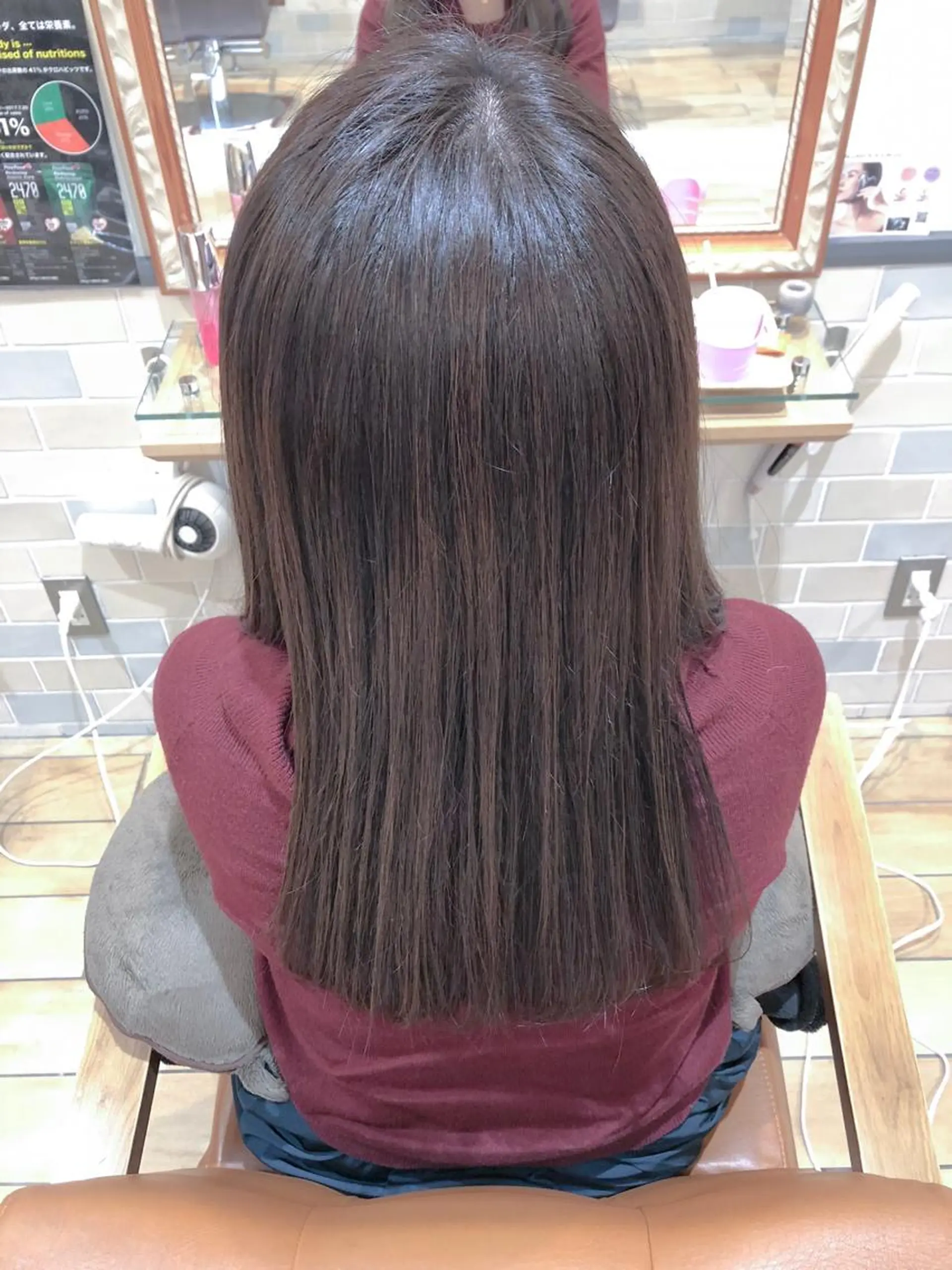 セミロング カラー アディクシーカラー アッシュ アッシュグレー un所属・un 溝の口 伊豆本のマツエク・マツパデザイン