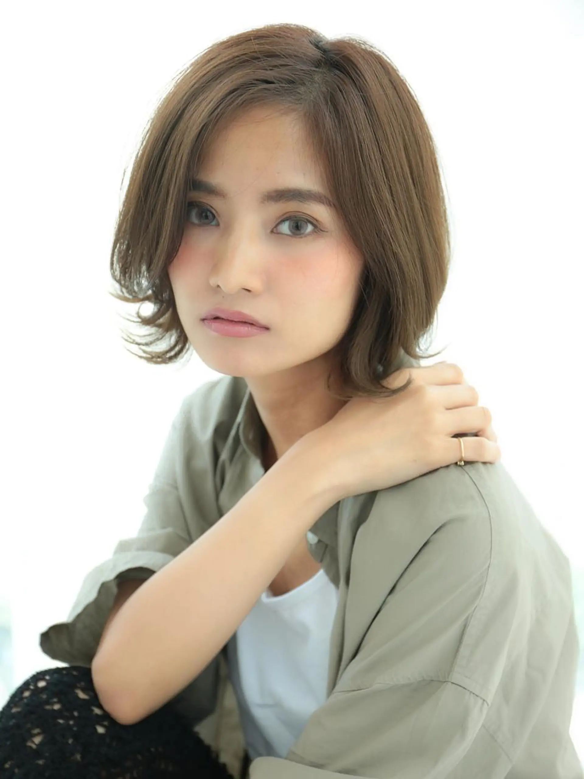ショート カラー レイヤーカット✂️ 横浜No1♡下鳥翔子のヘアスタイル