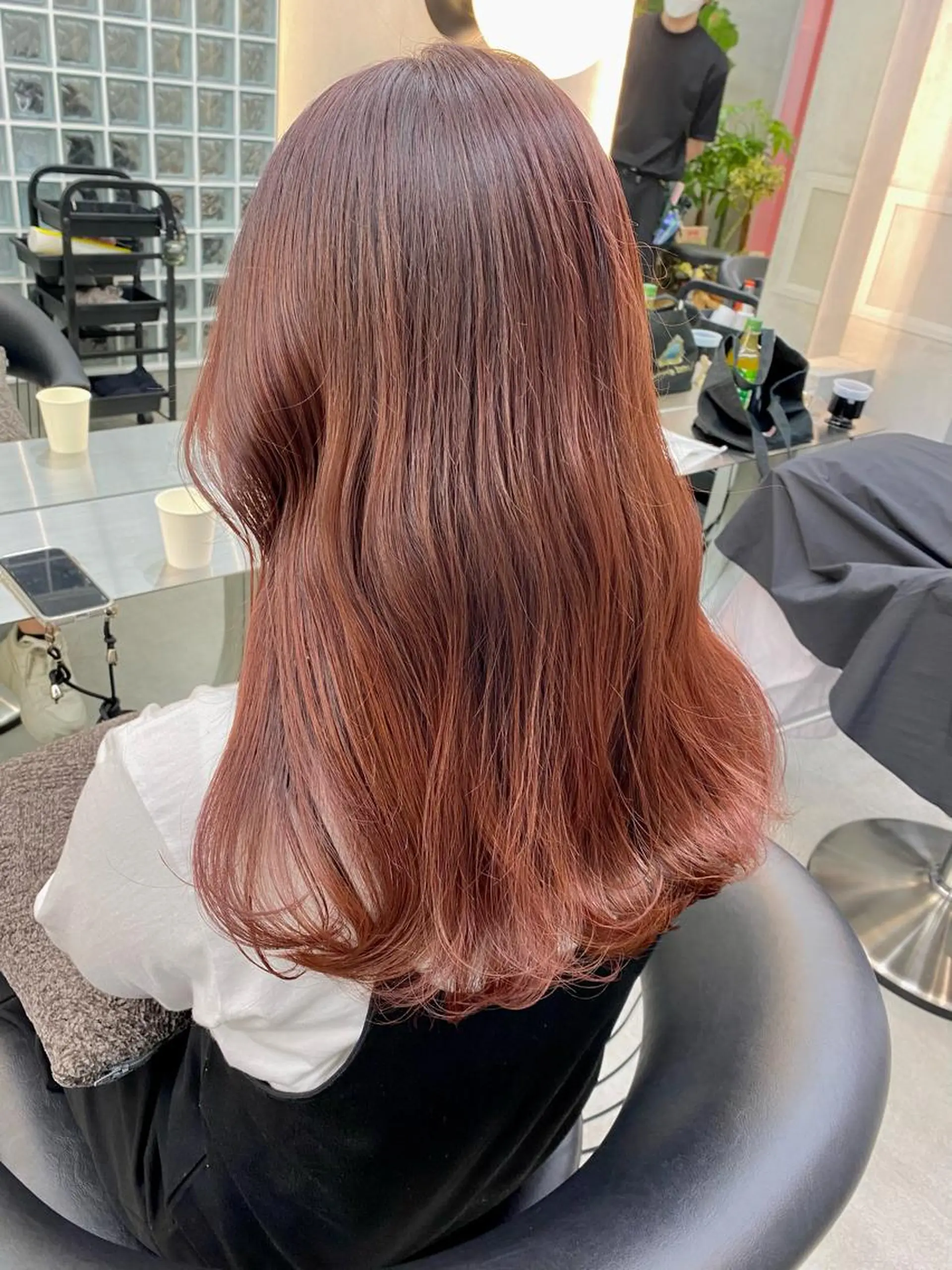 セミロング カラー カット ヘアカラー トリートメント 顔周り/ブリーチなし /縮毛矯正🫧伊勢のヘアスタイル